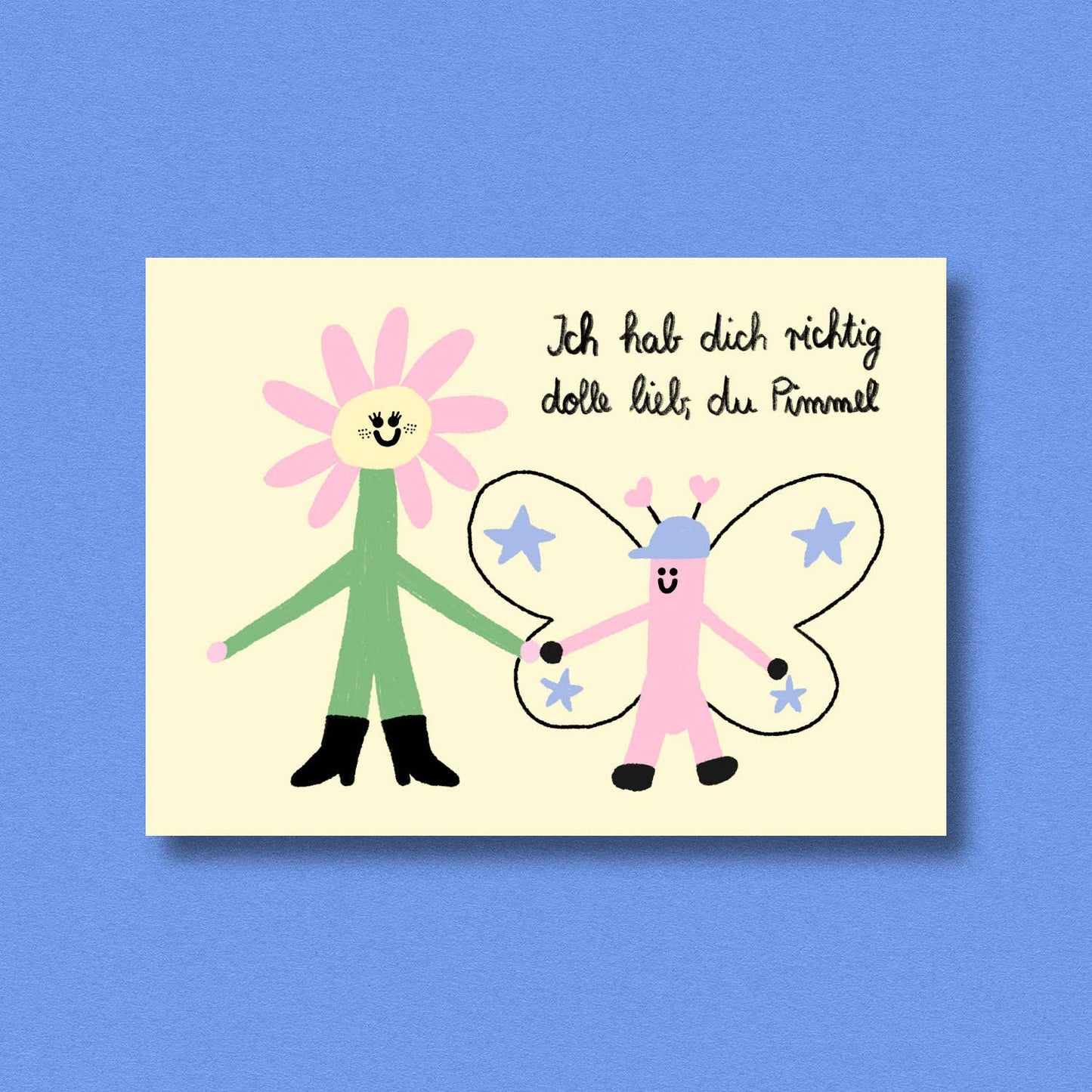 Postcard I really love you very much