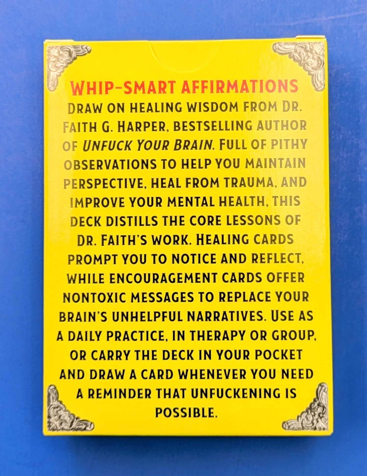 Unfuck Your Brain Deck: Healing & Encouragement