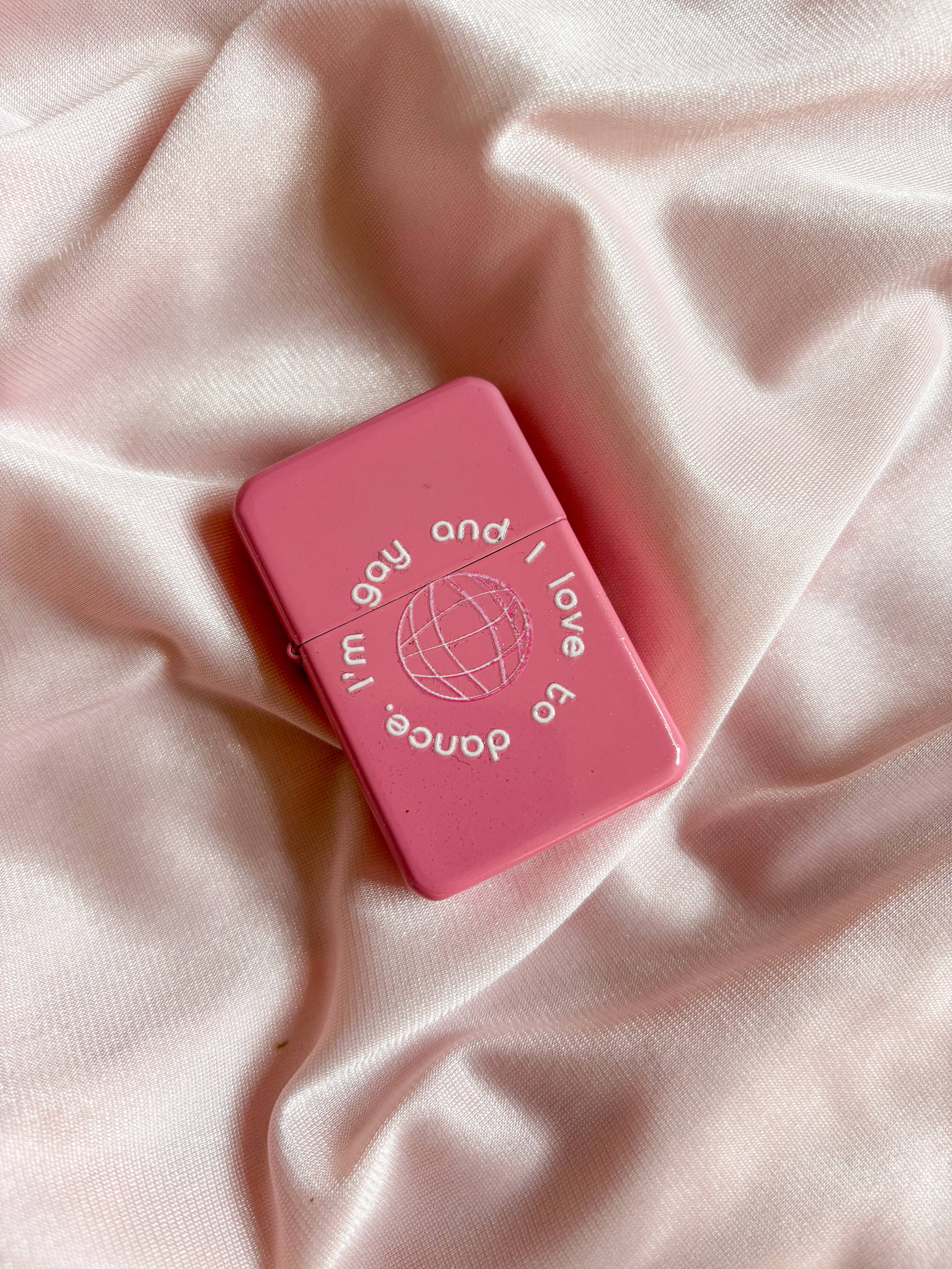 I'm gay and I love to dance lighter: Pink