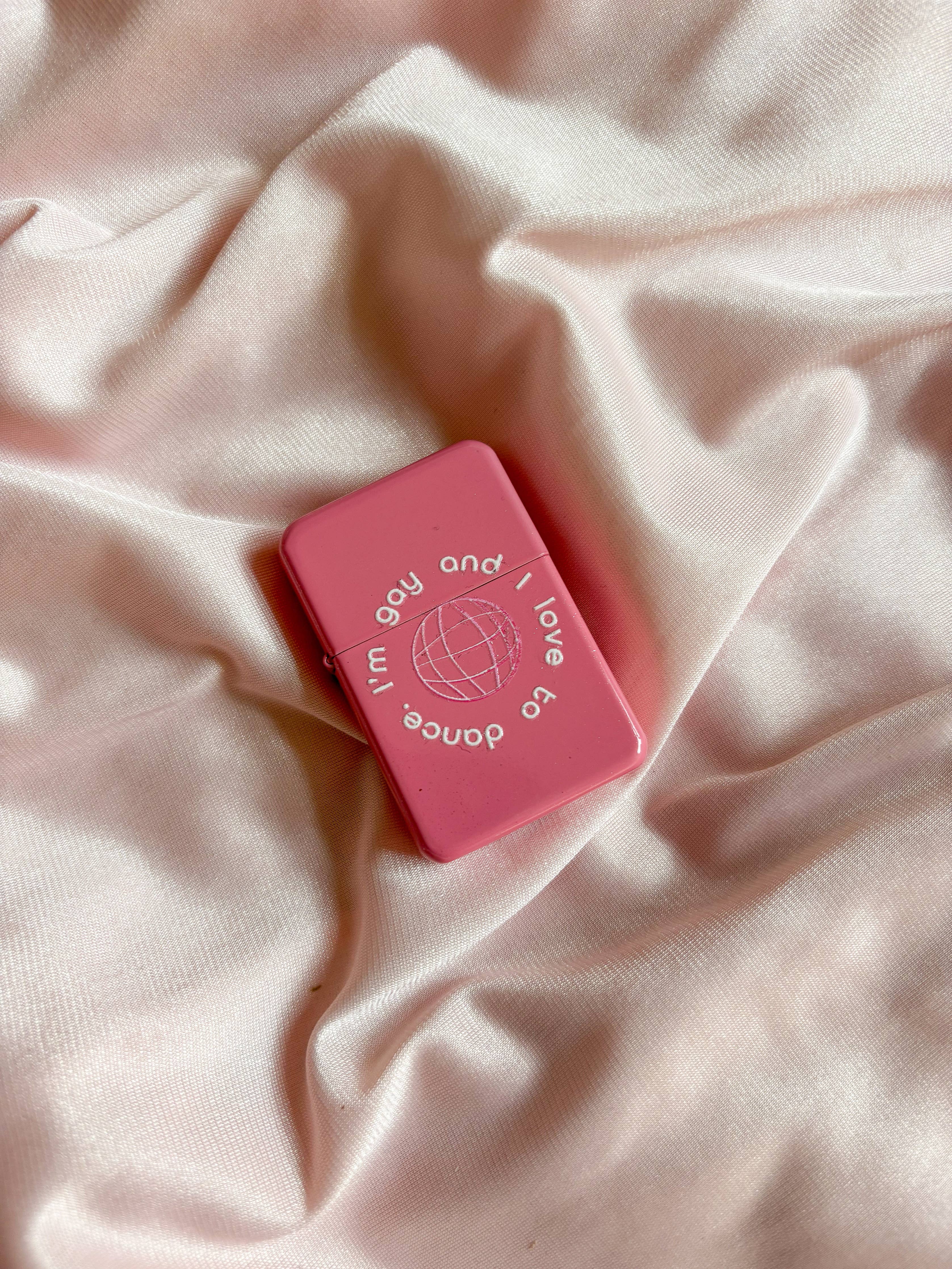 I'm gay and I love to dance lighter: Pink