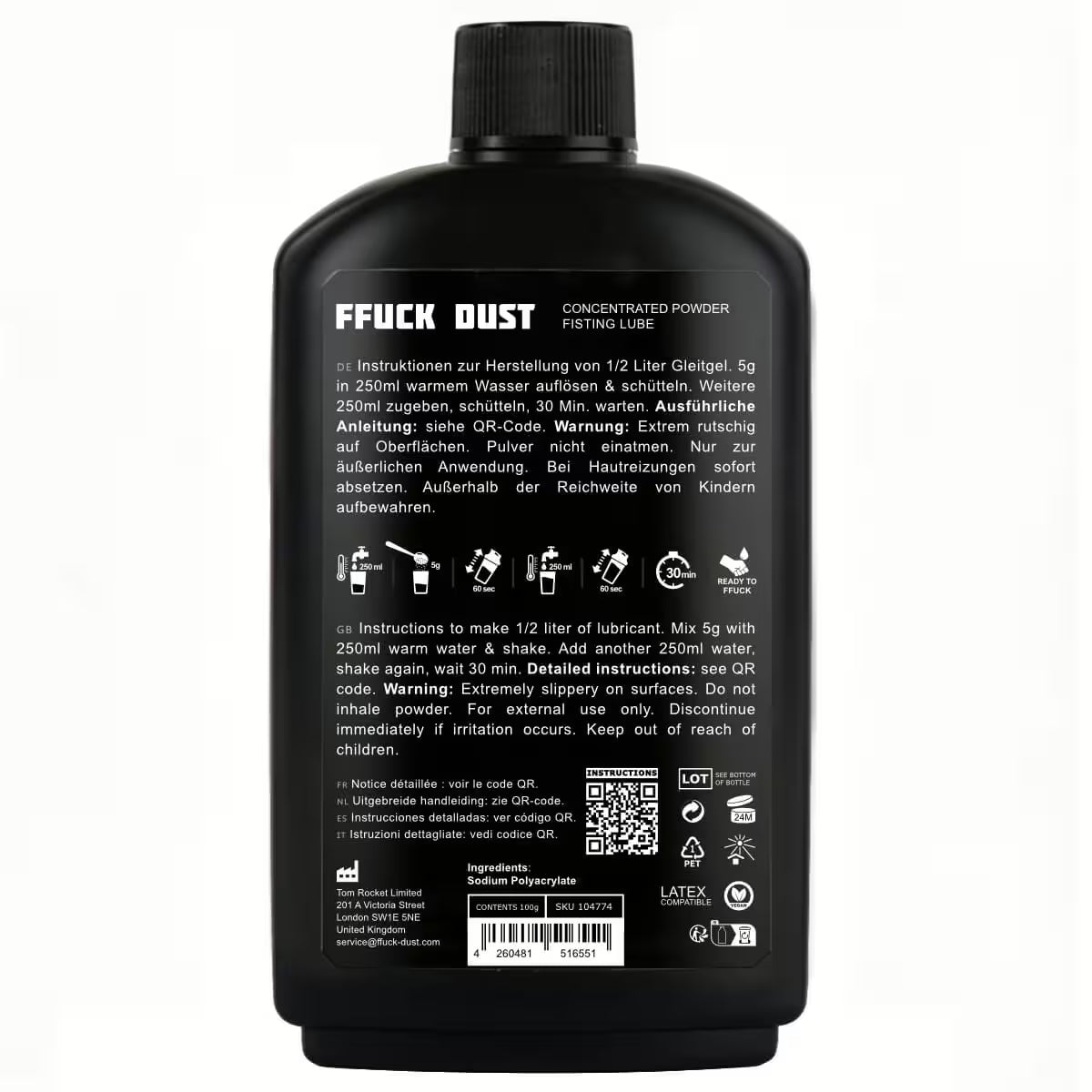 FFuck Dust - Powdered Fisting Lube