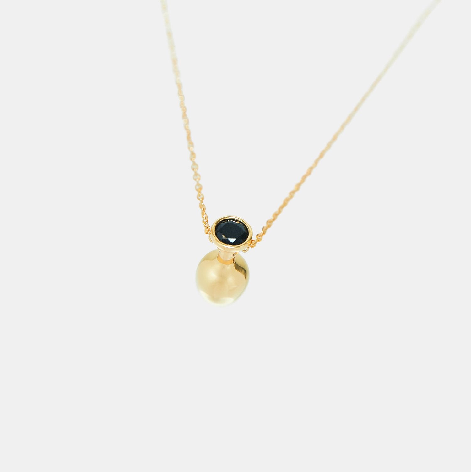 BUTT PLUG GOLD PENDANT NECKLACE