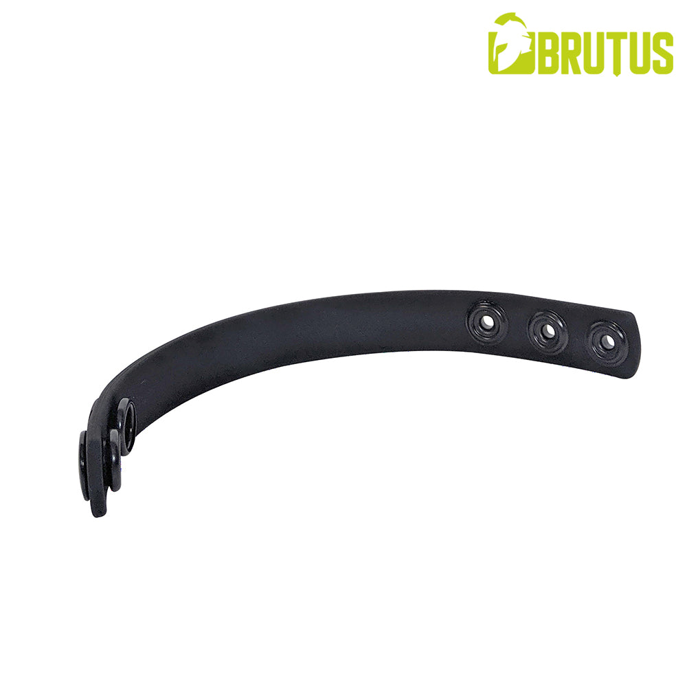 BRUTUS 3 Snap Silicone Cock Strap