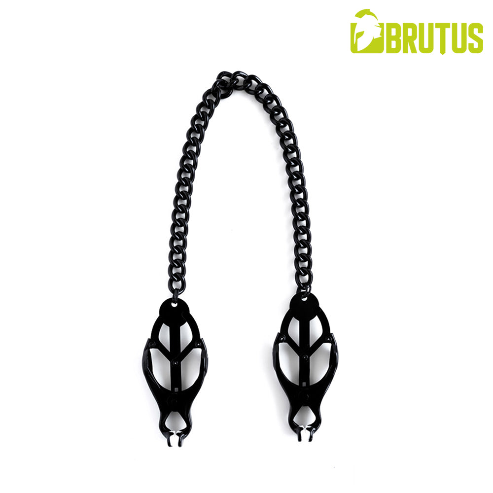 BRUTUS JAPANESE CLOVER Nipple Clamps Black