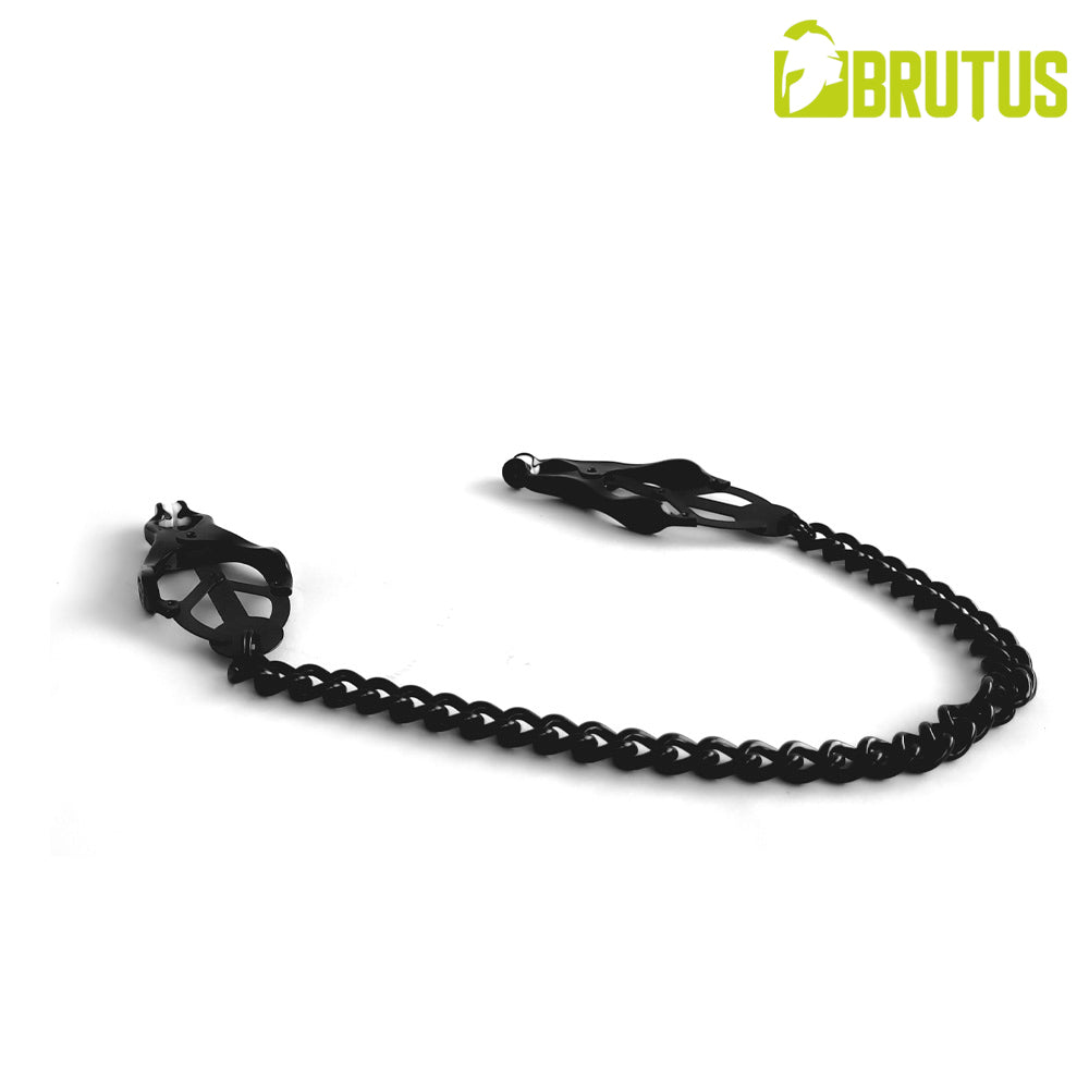 BRUTUS JAPANESE CLOVER Nipple Clamps Black