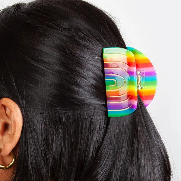 Rainbow Hair Claw