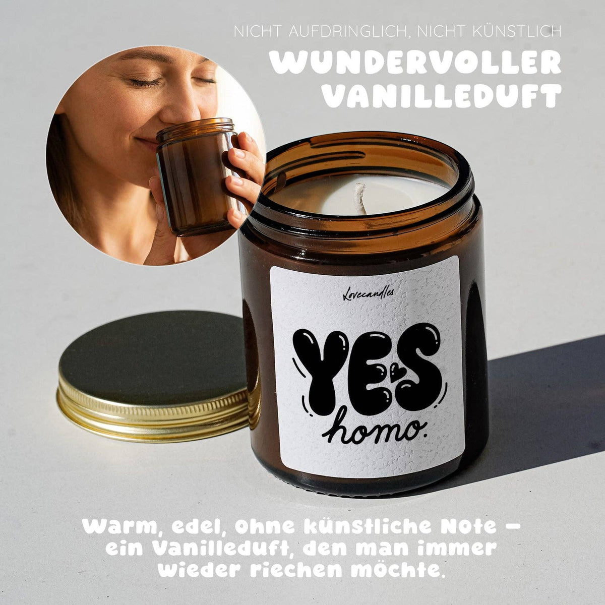 "Yes homo" Scented candle