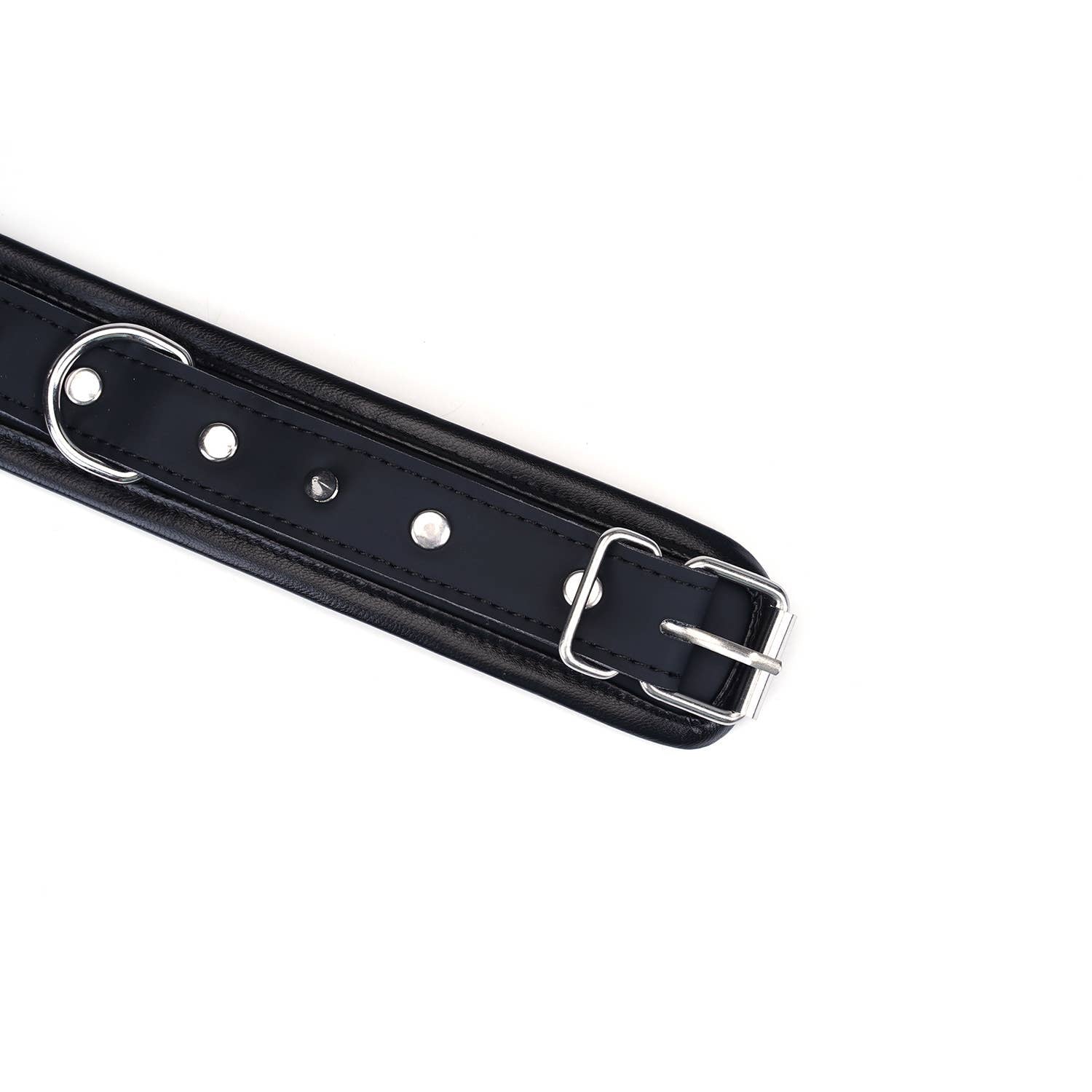Vegan Fetish Collar and Leash with Stud