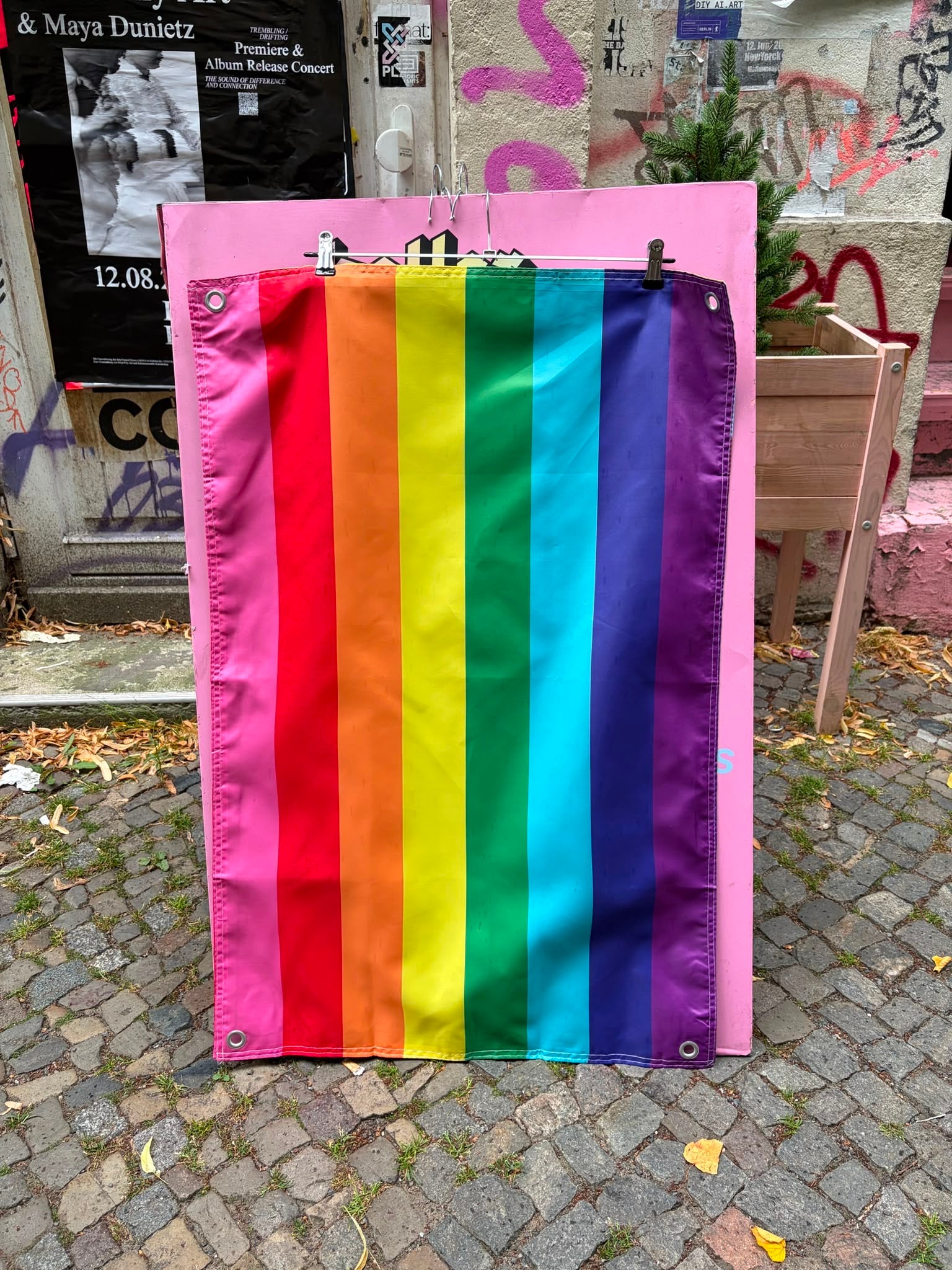 Double-sided Pride Flag "Progressive/OG Pride" 60x90 cm