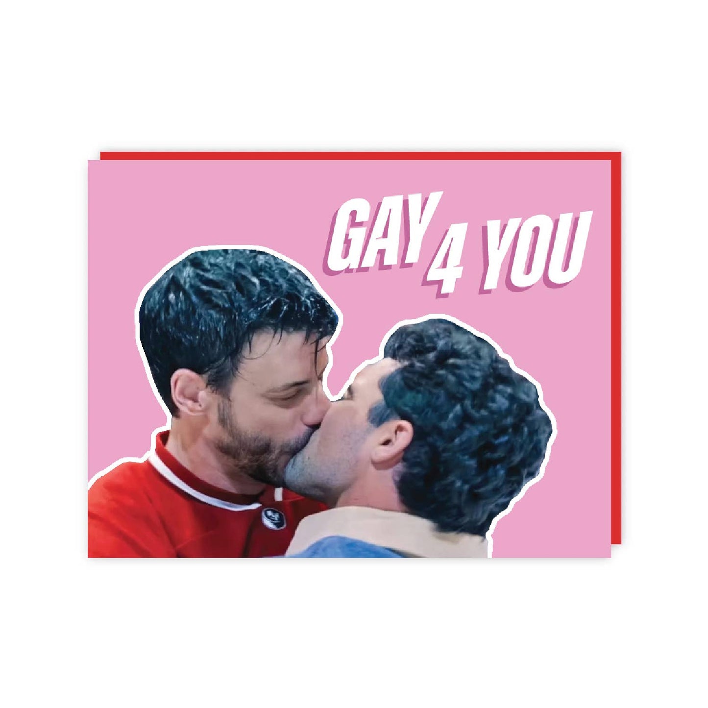 Heated Rivalry: Gay 4 You Kiss Card