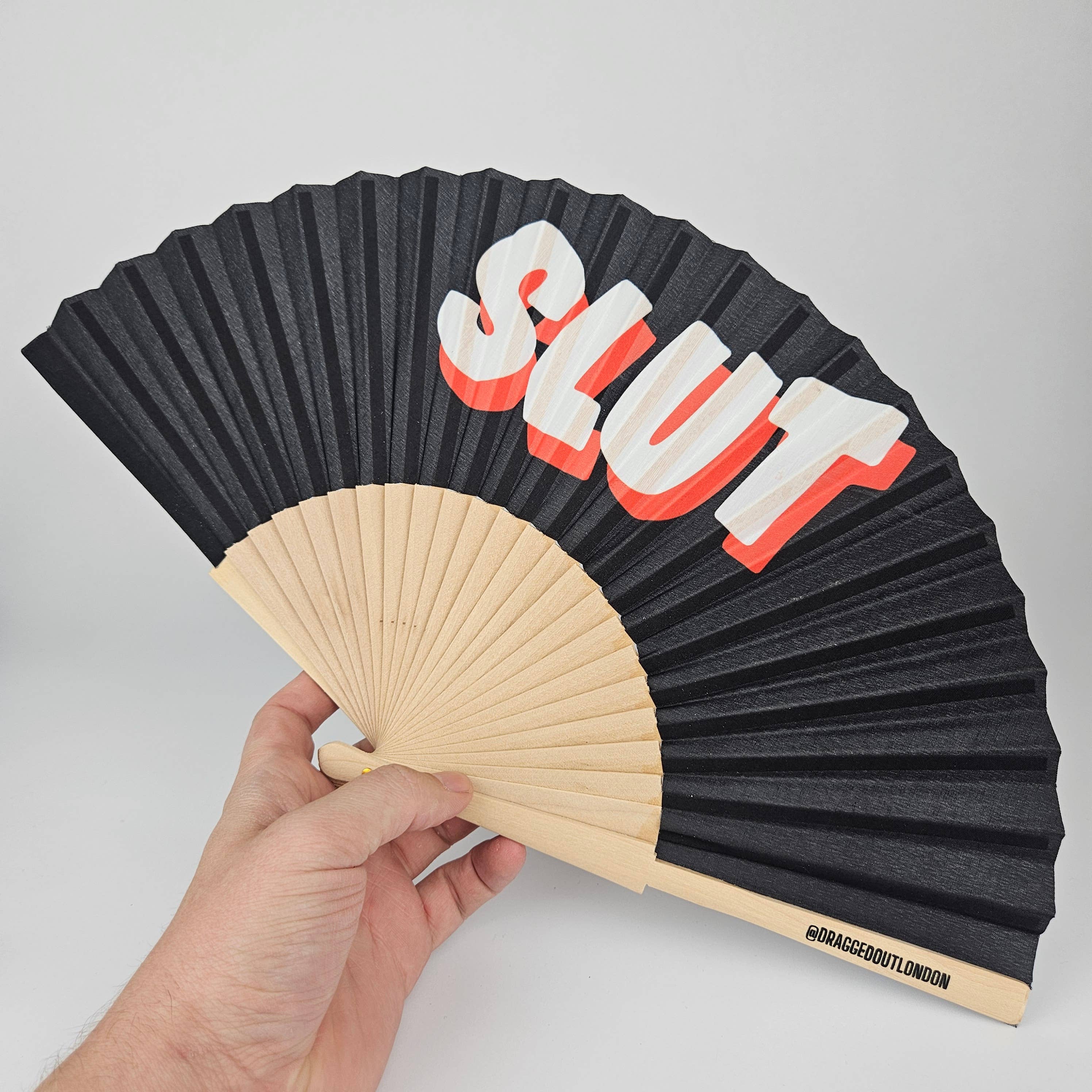 Small Folding Wood Hand Fan – Slut