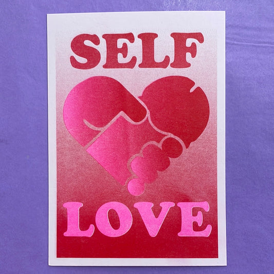Self Love Cock riso card