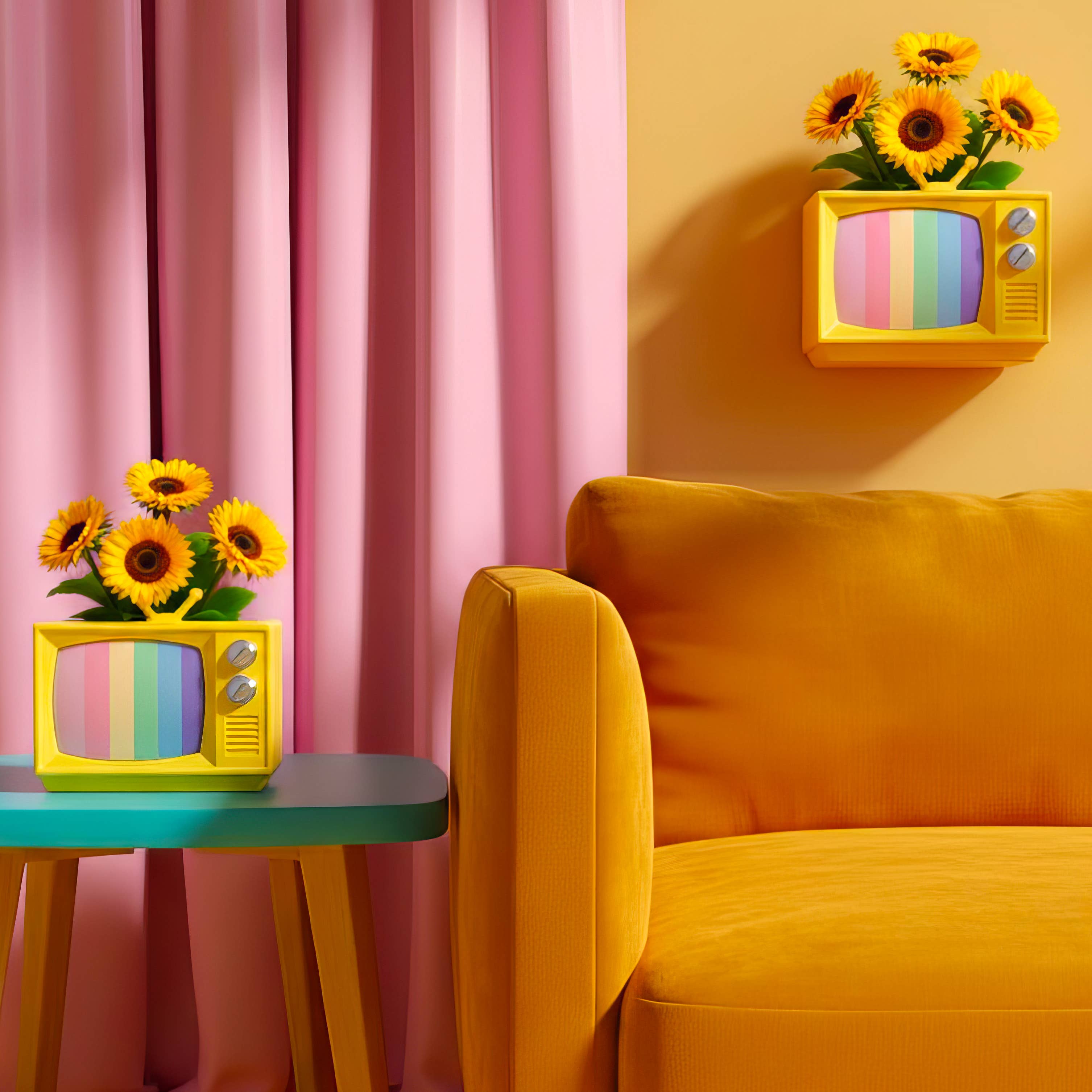 TV vase (to place or hang)
