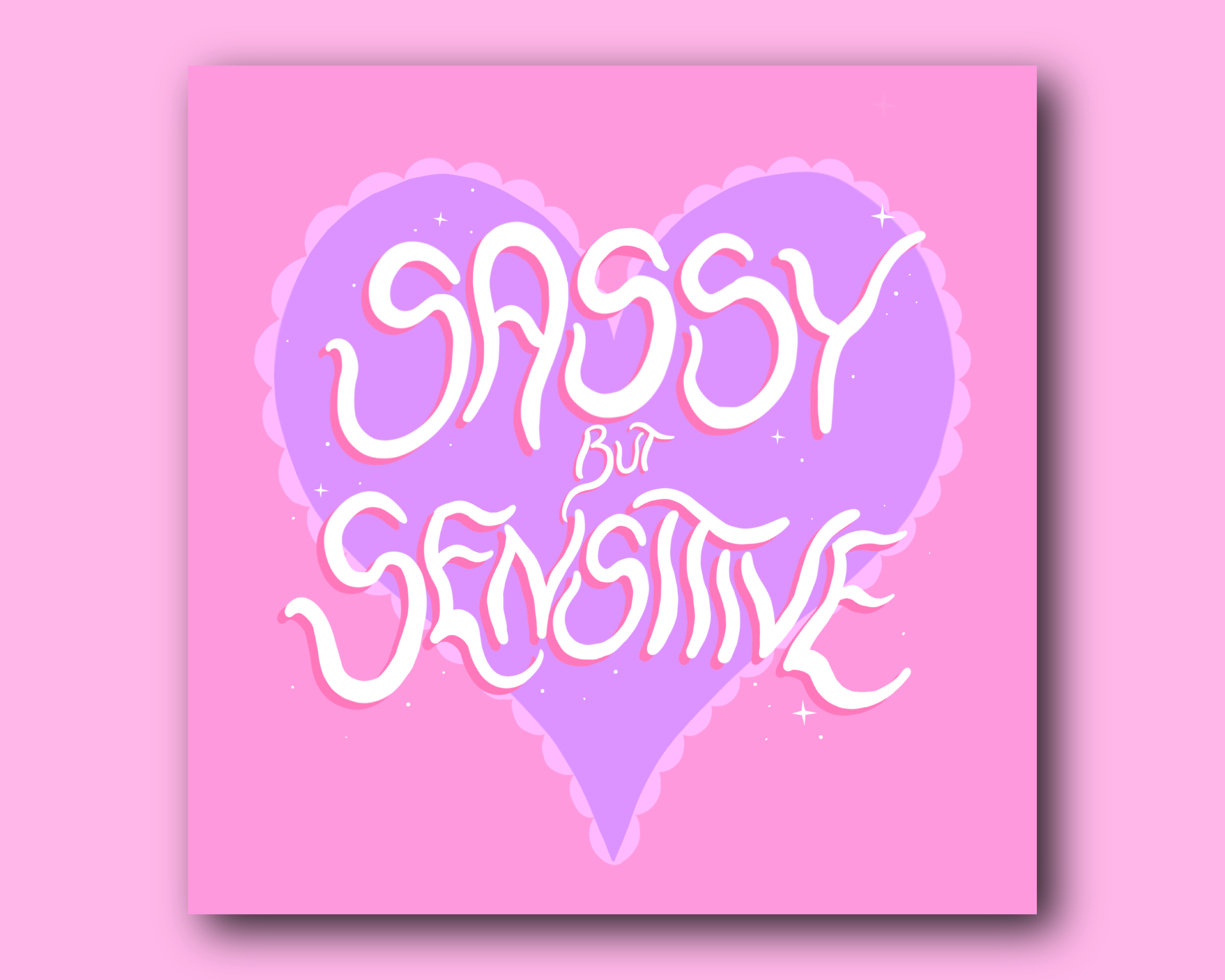 Sassy but sensitive print