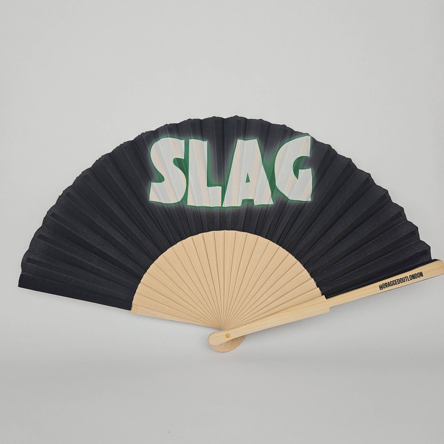 Small Folding Wood Hand Fan – Slag