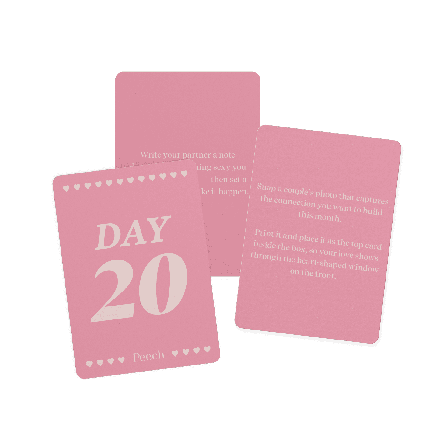 One Month Pleasure Practice Challange Card Game - Couples Game