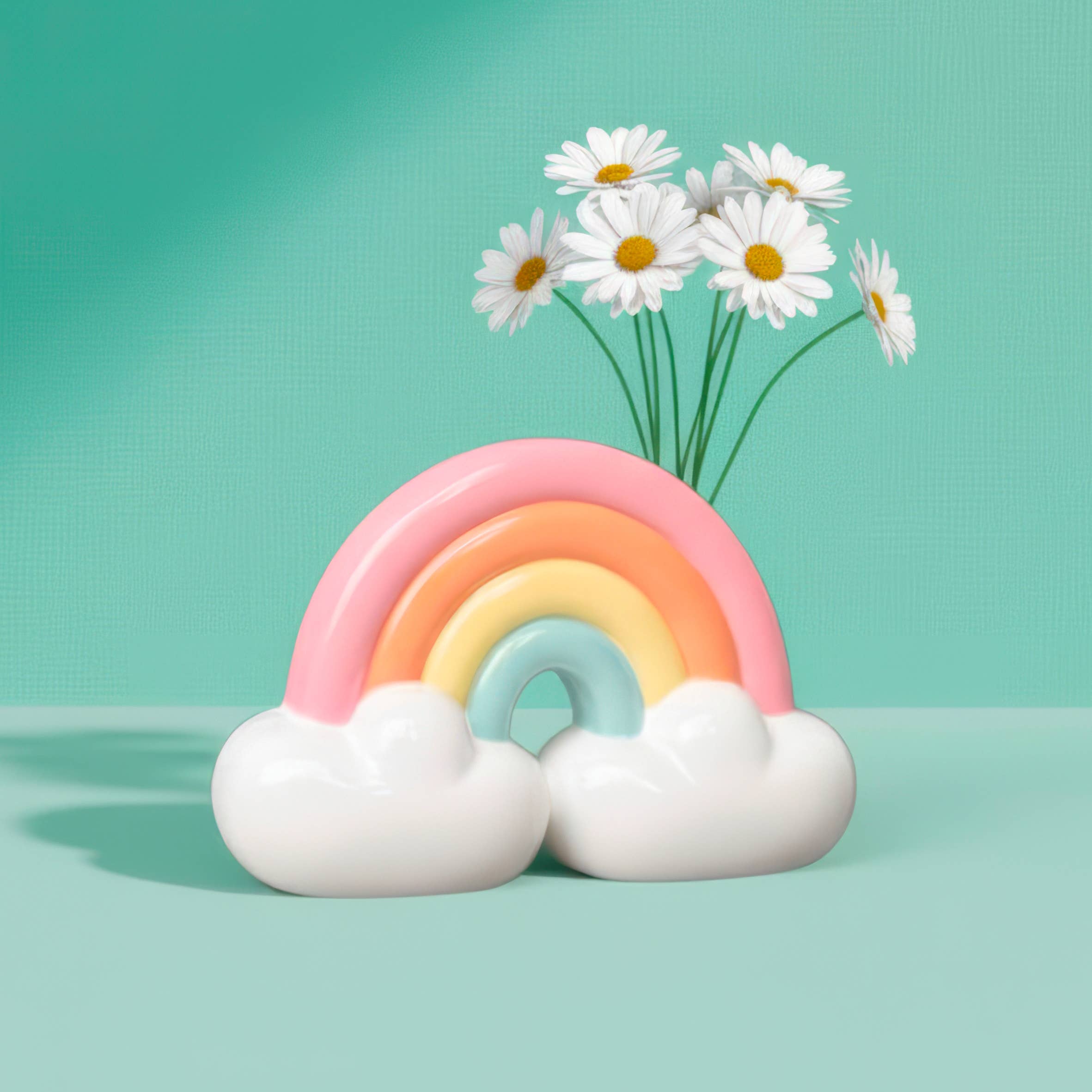 Rainbow Vase (for placing or hanging)