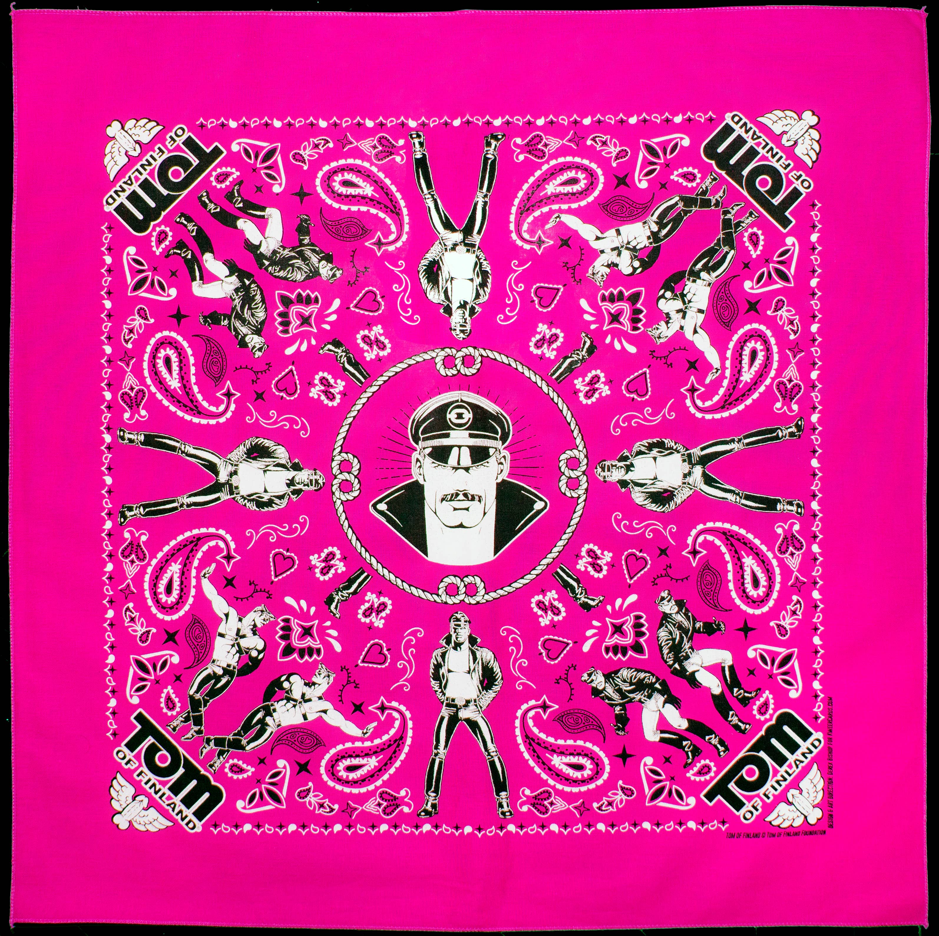 Tom of Finland Bandanas Facemask (Gay Queer LGBT): Gold