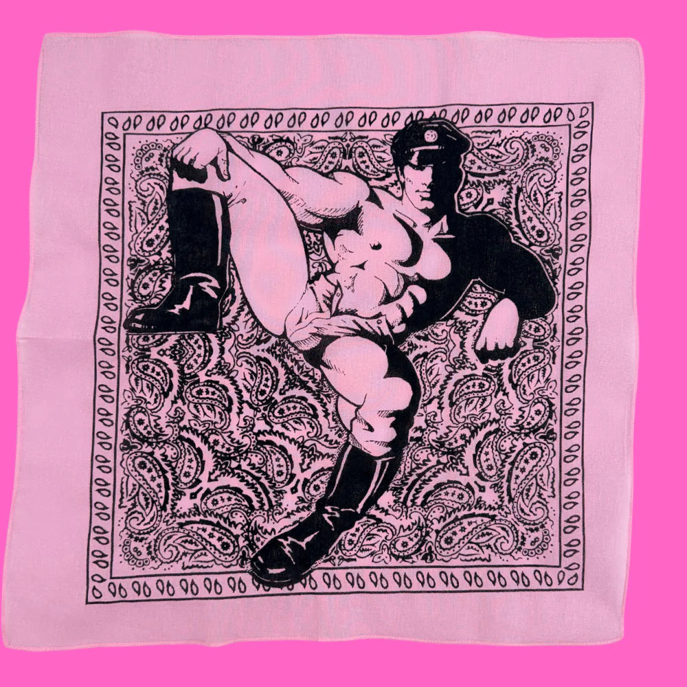 Leather Man Bandana — Art by Dom “Etienne” Orejudos