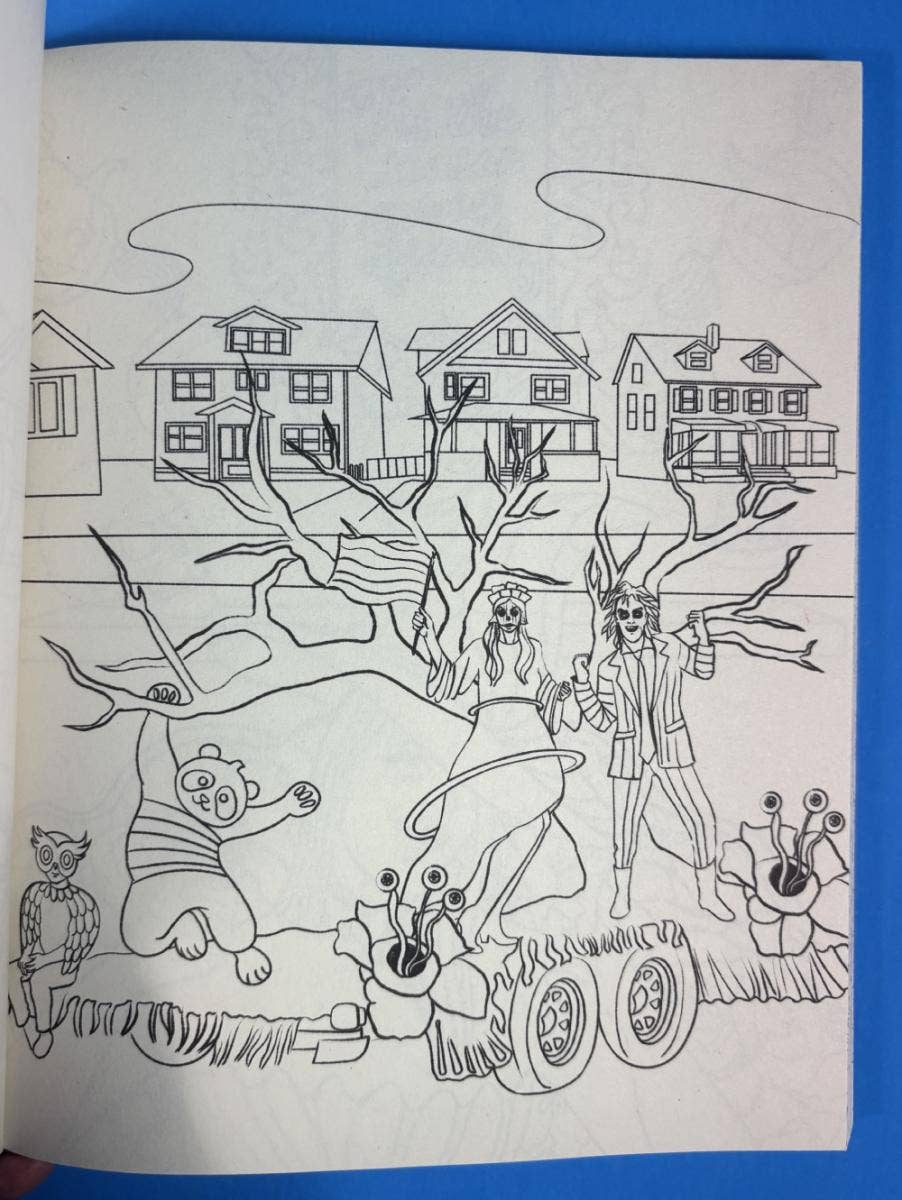 Queer Halloween Coloring Book