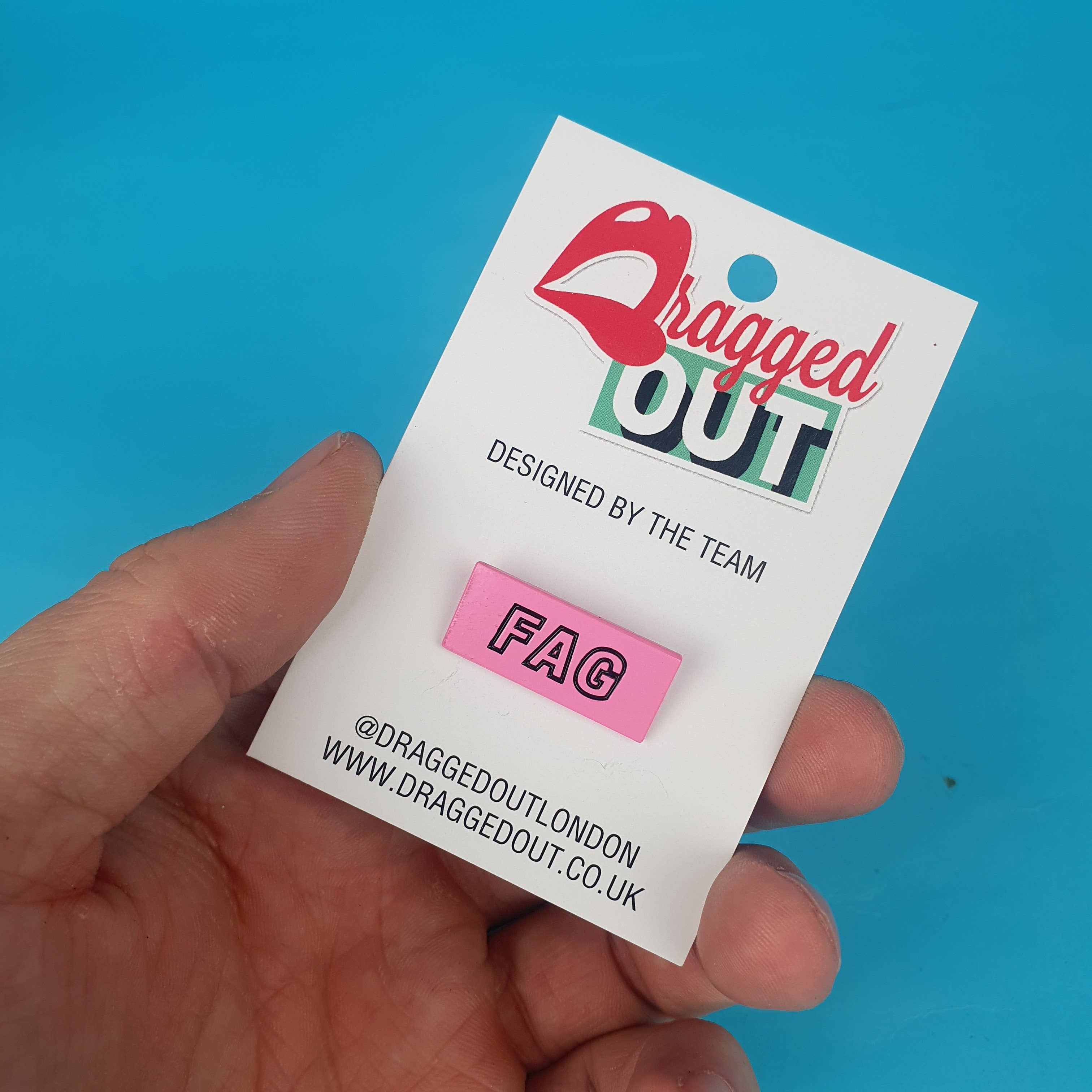 Fag Pin Badge