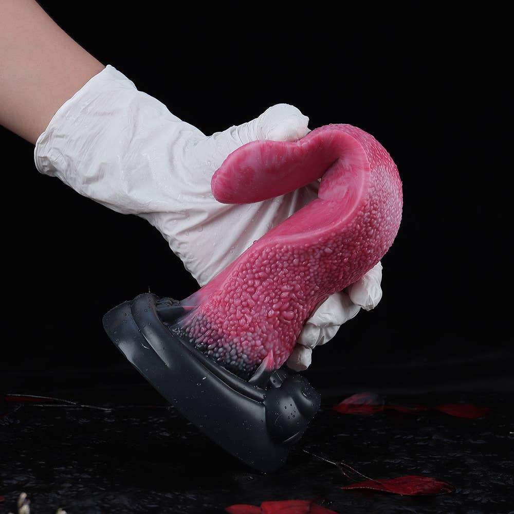Wolf's Tongue Liquid Silicone Fantasy Dildo