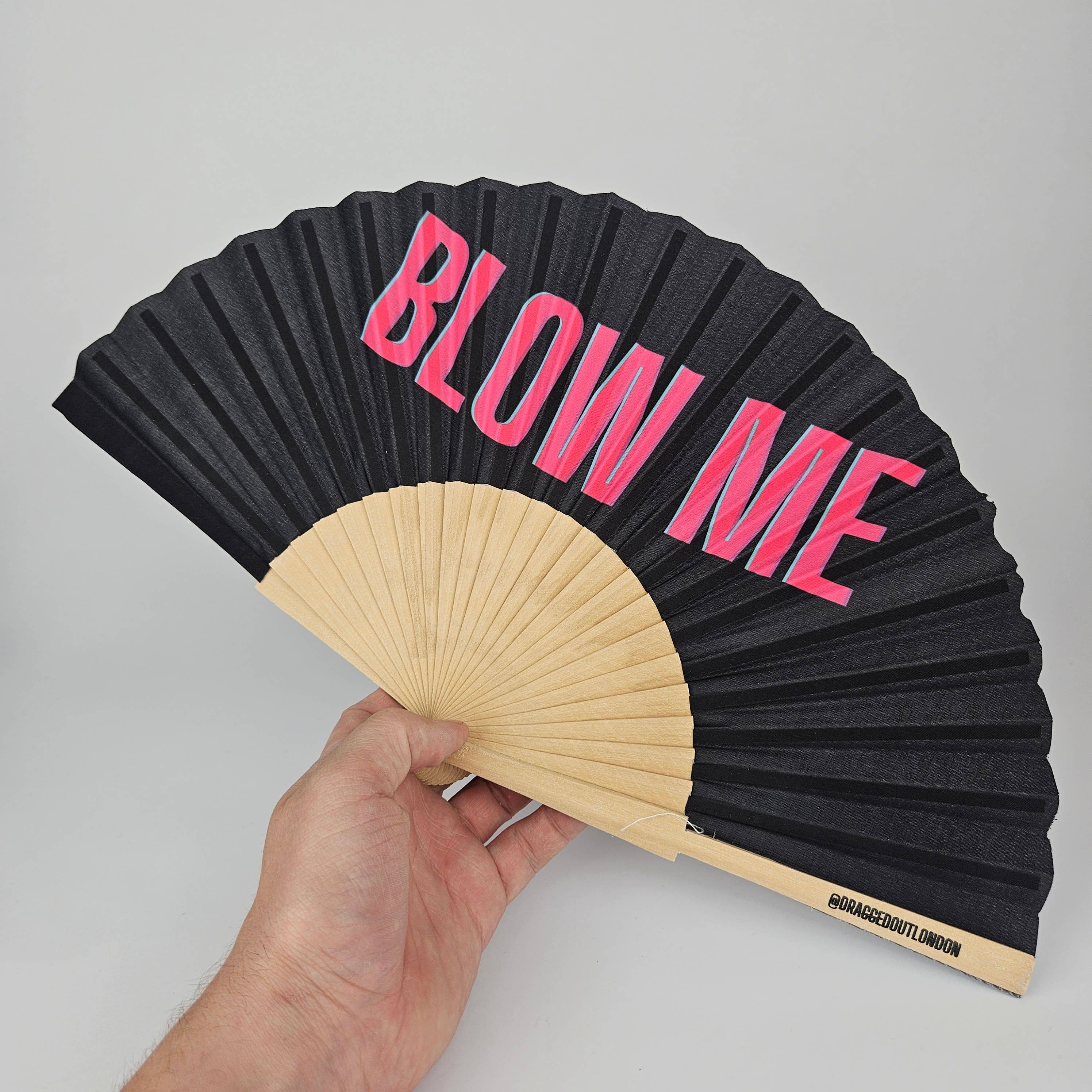 Small Folding Wood Hand Fan – Blow Me