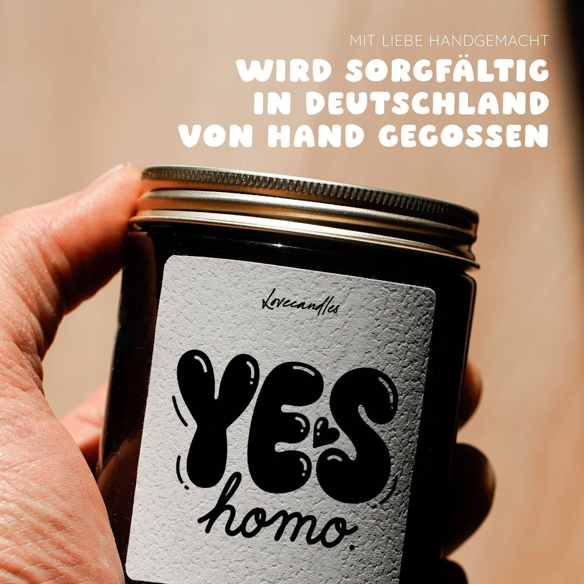 "Yes homo" Scented candle