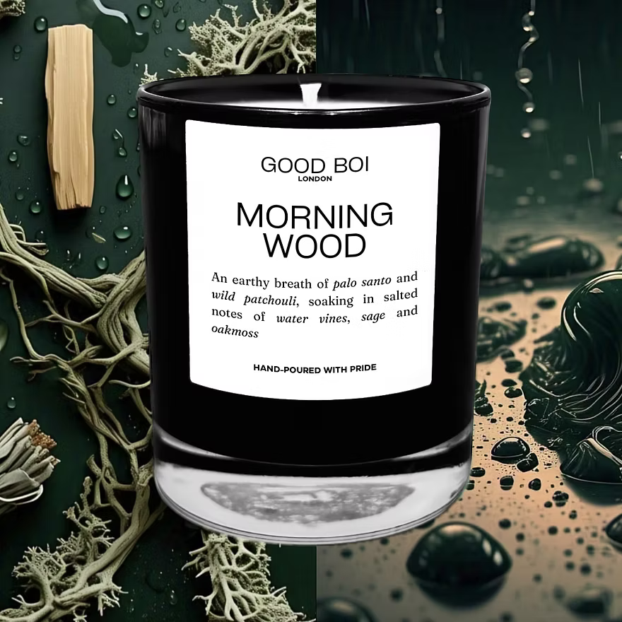 MORNING WOOD Candle by Good Boi Candles