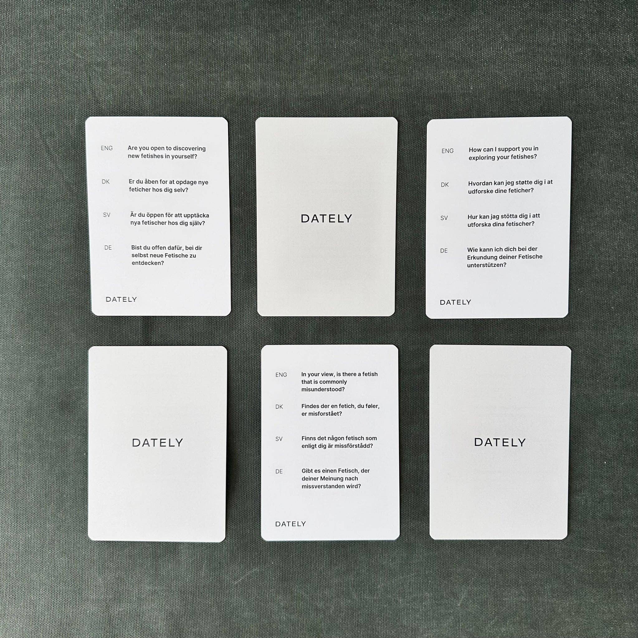 Fetishes - Conversations cards