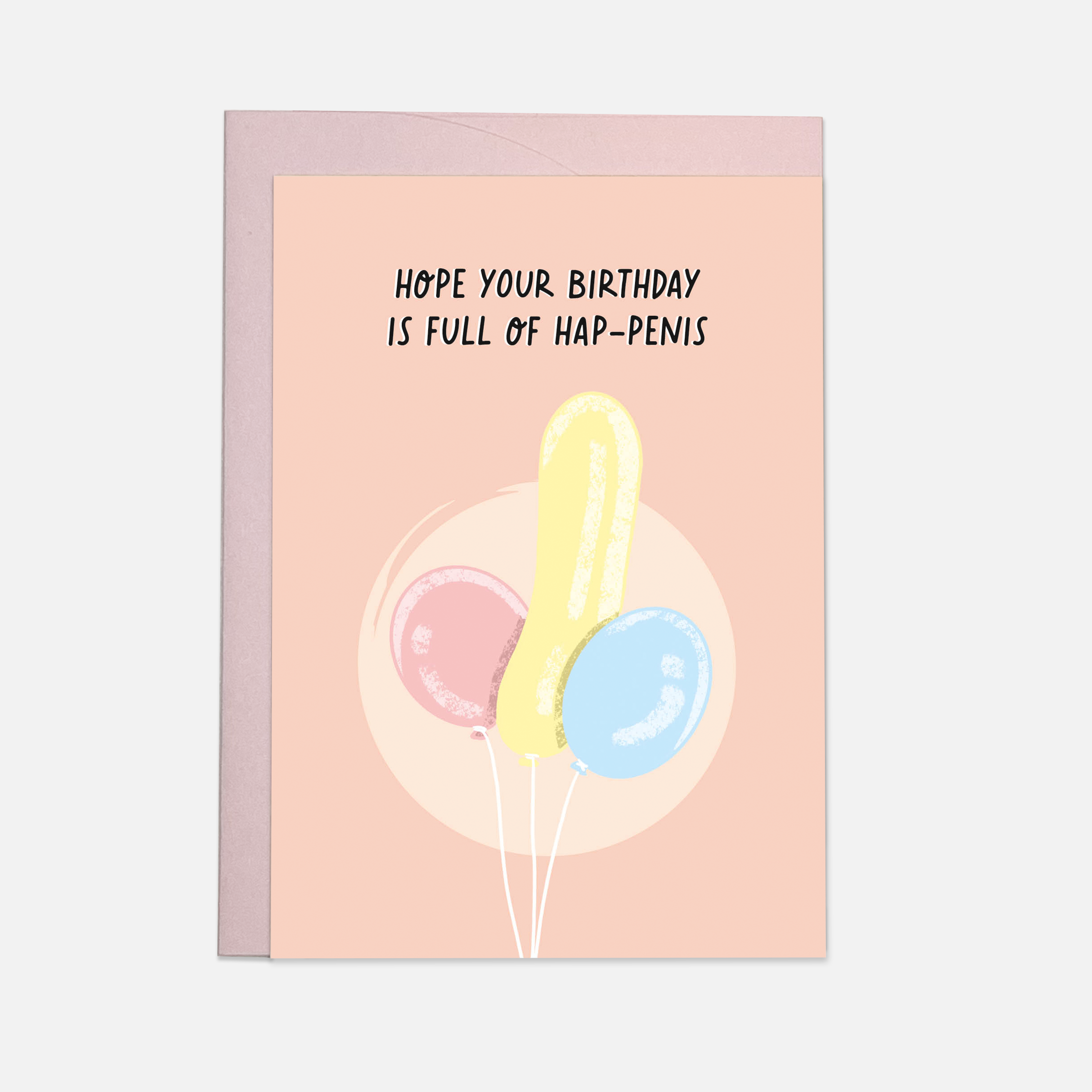 Happenis greeting card: Double