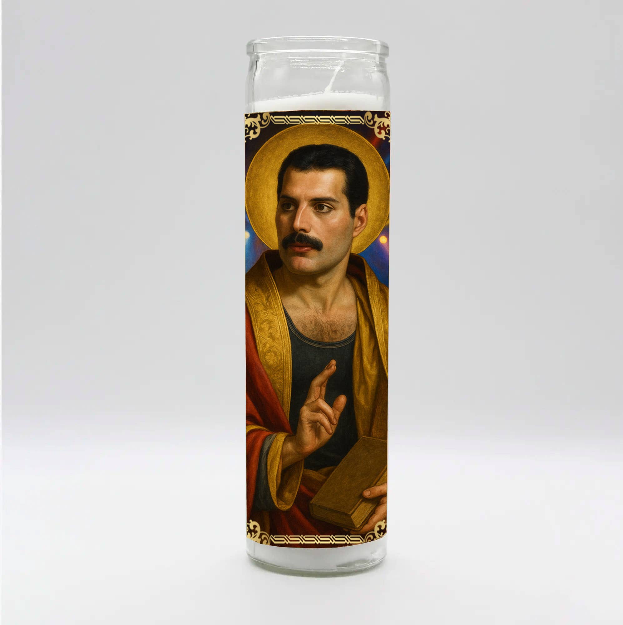 Saint Freddie Renaissance Candle