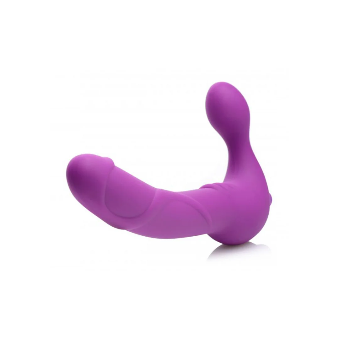 "Royal Rider" Vibrating Silicone Strapless Strap-On