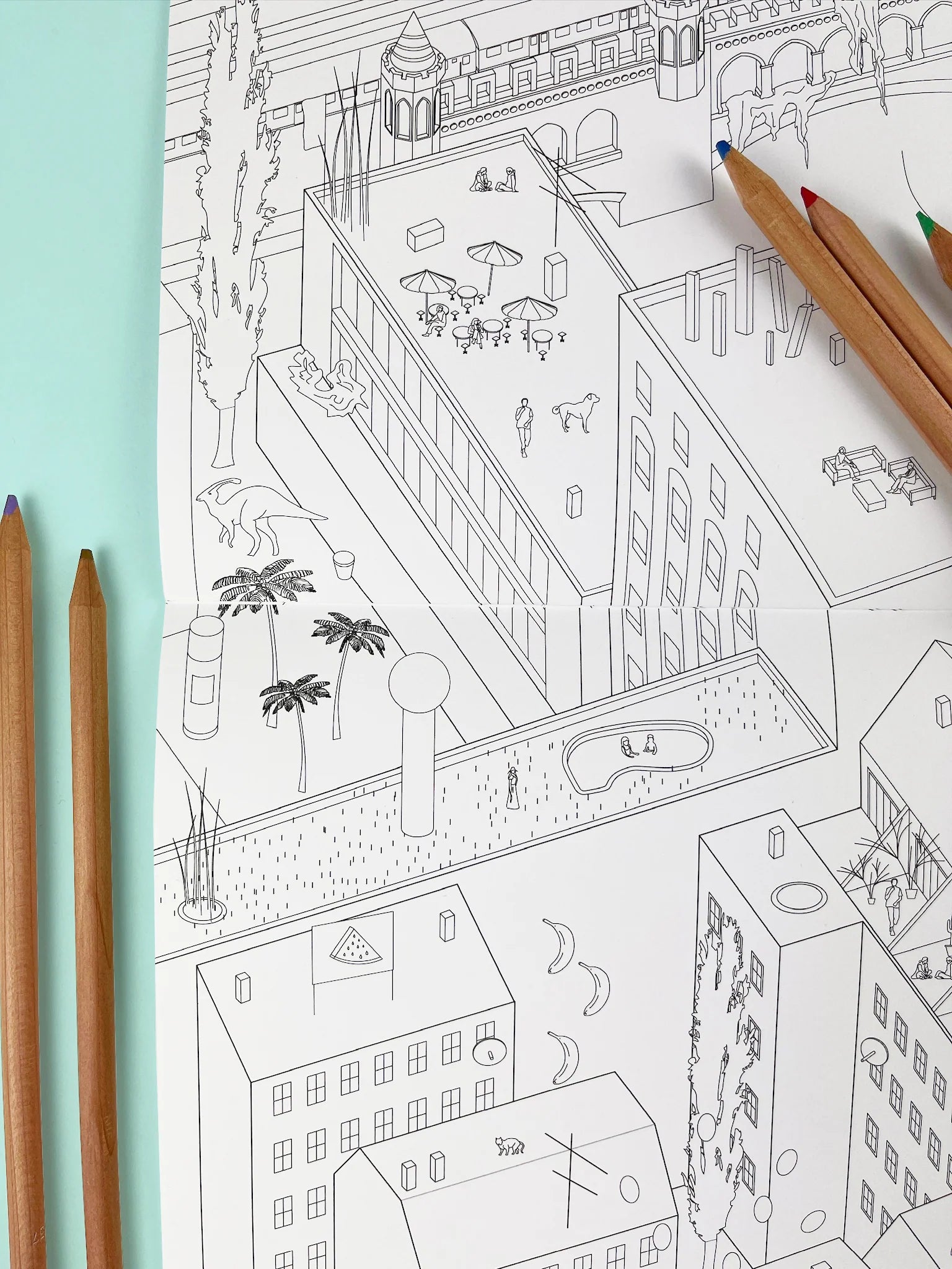 Isomatic Berlin Coloring Book