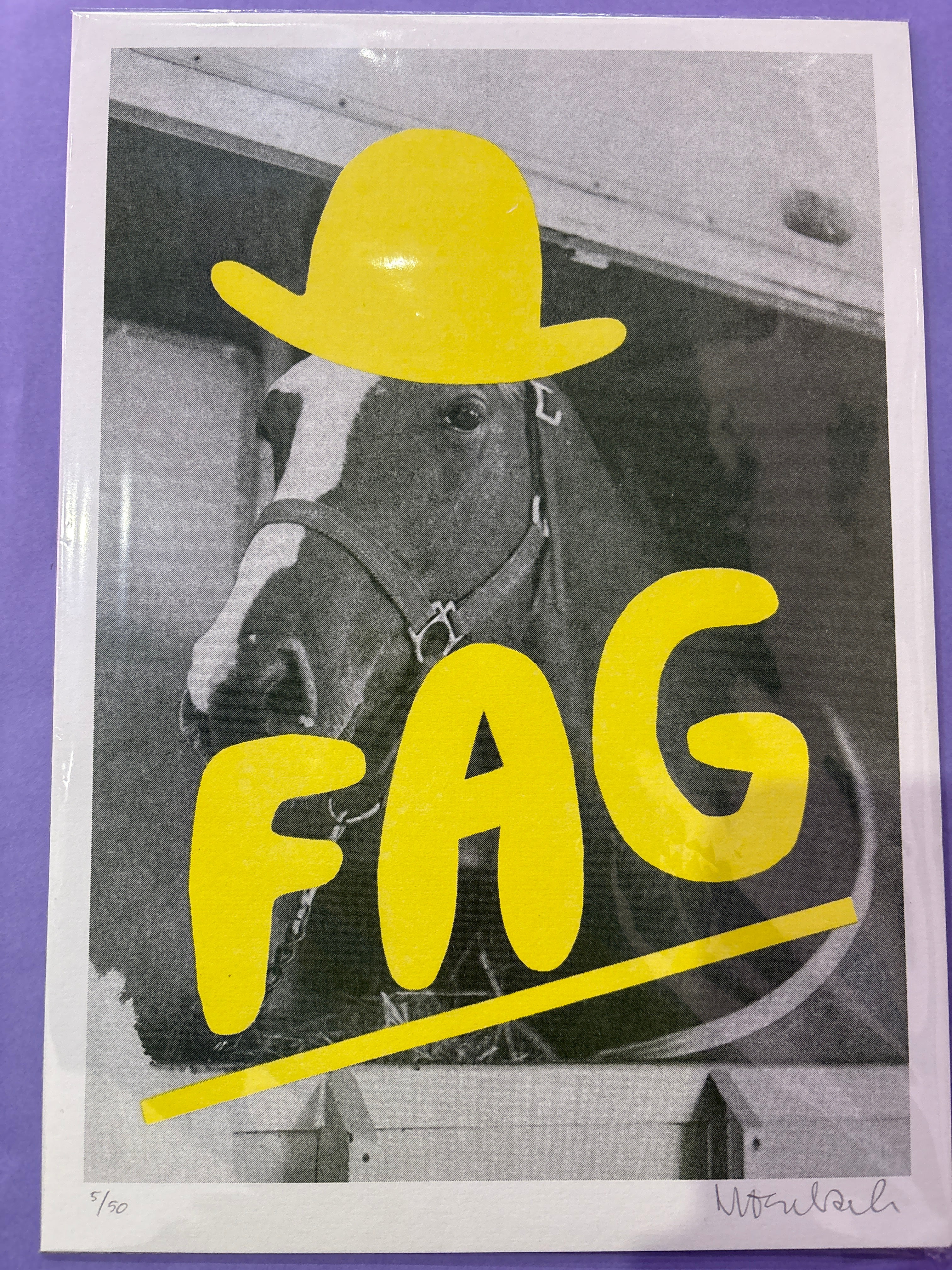 Fag - Riso print by Stef Mosebach