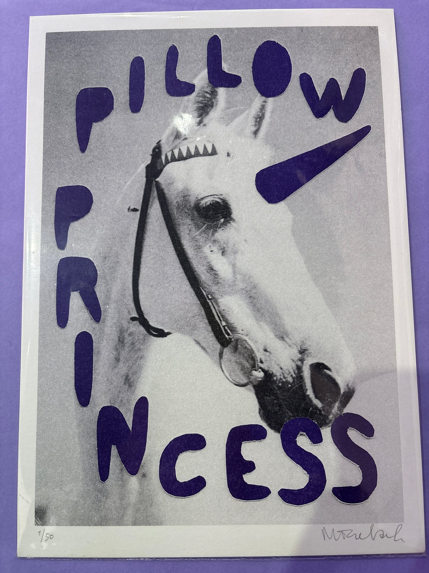 Pillow Princess - Riso print by Stef Mosebach