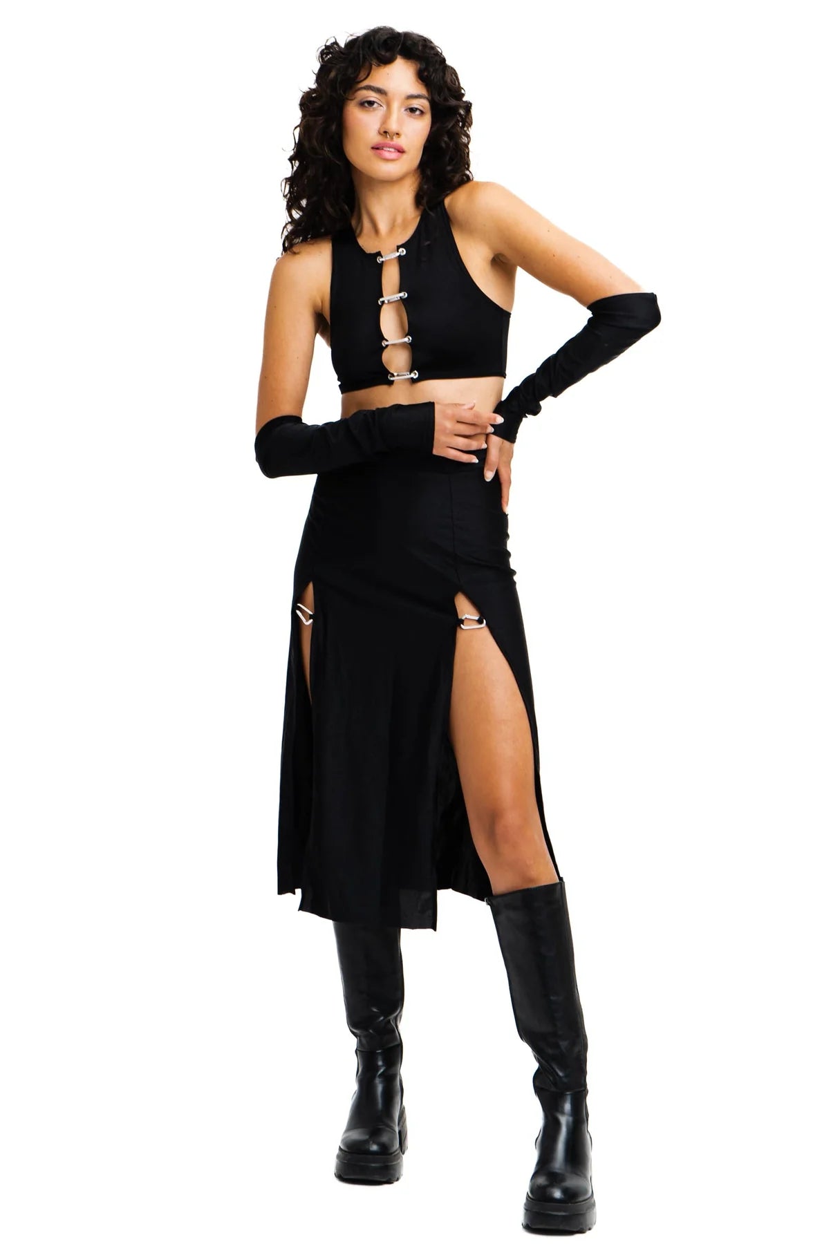 Ivy Berlin - Mila Crop Top - Black