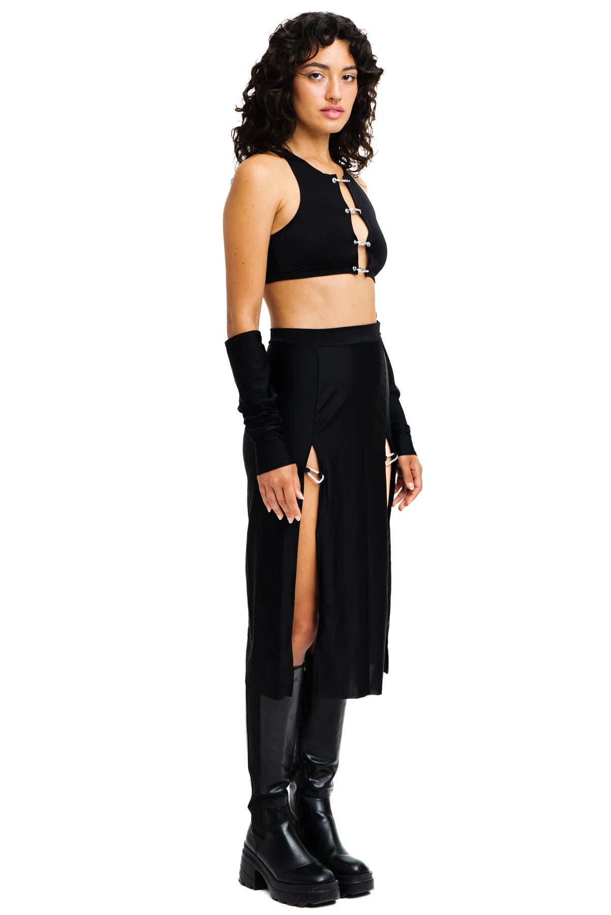 Ivy Berlin - Mila Crop Top - Black