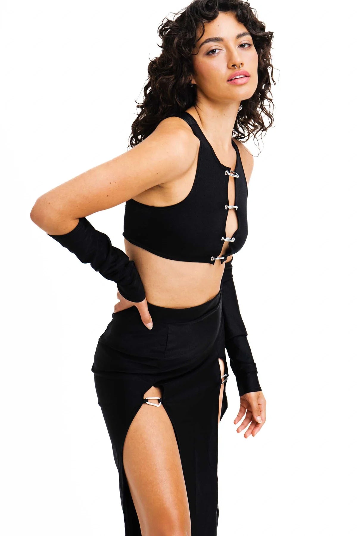 Ivy Berlin - Mila Crop Top - Black