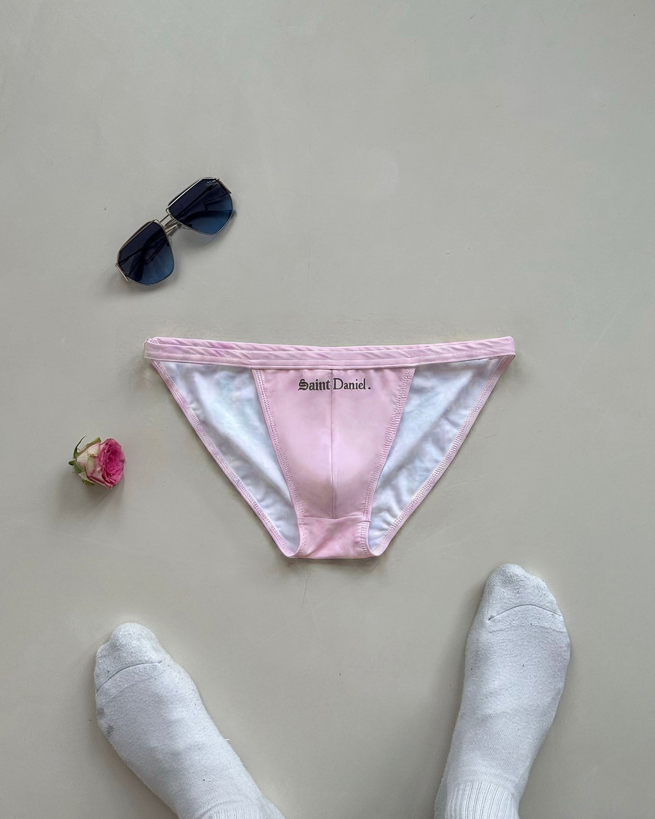Pink Saint Swim Brief