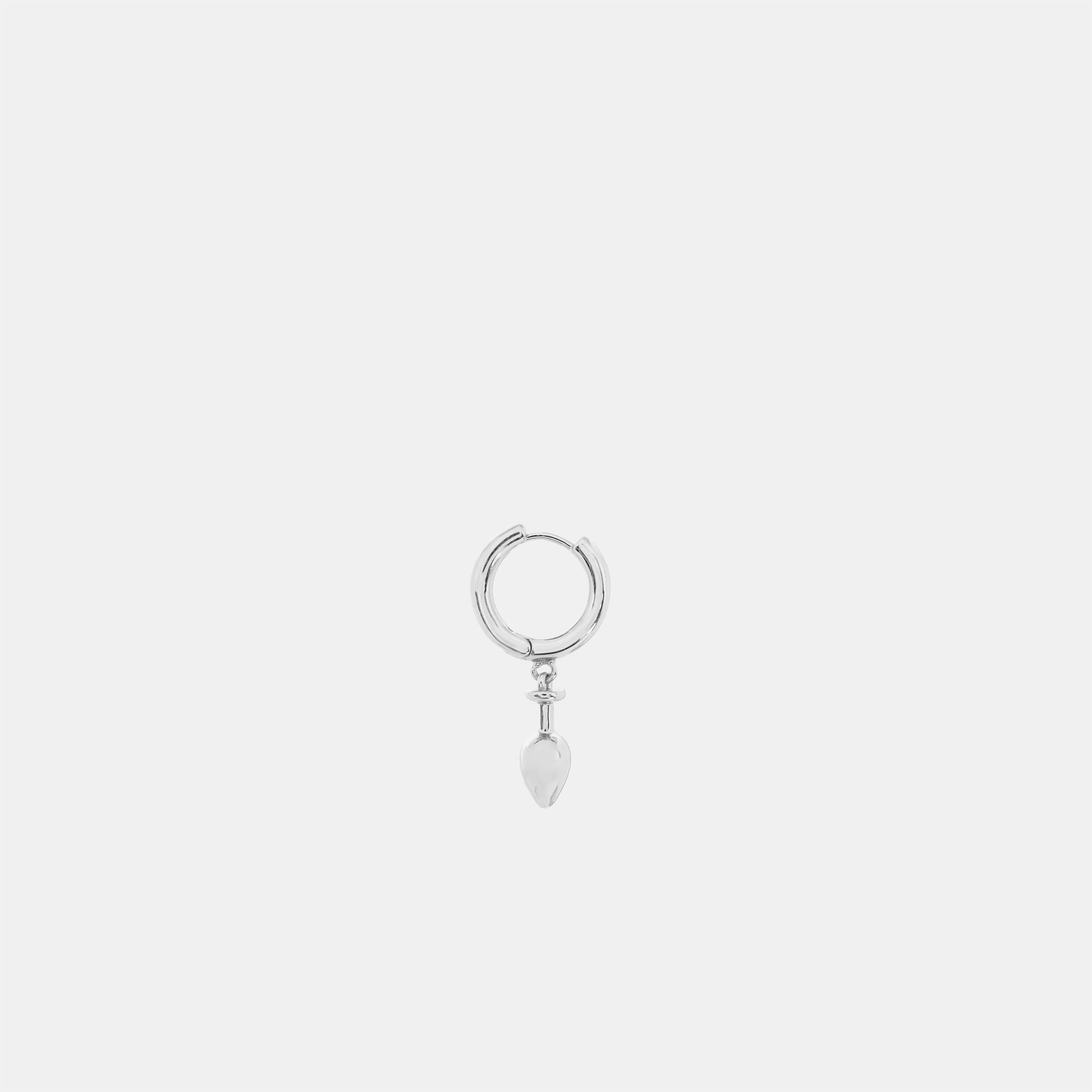 BUTT PLUG DROP HOOP EARRING (Silver & Gold)