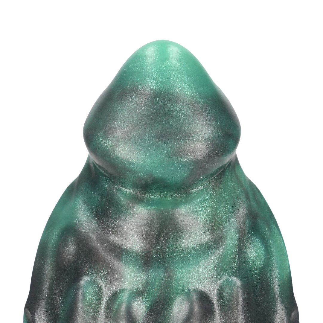 "Space Born" Silicone Egg Plug Green/Black