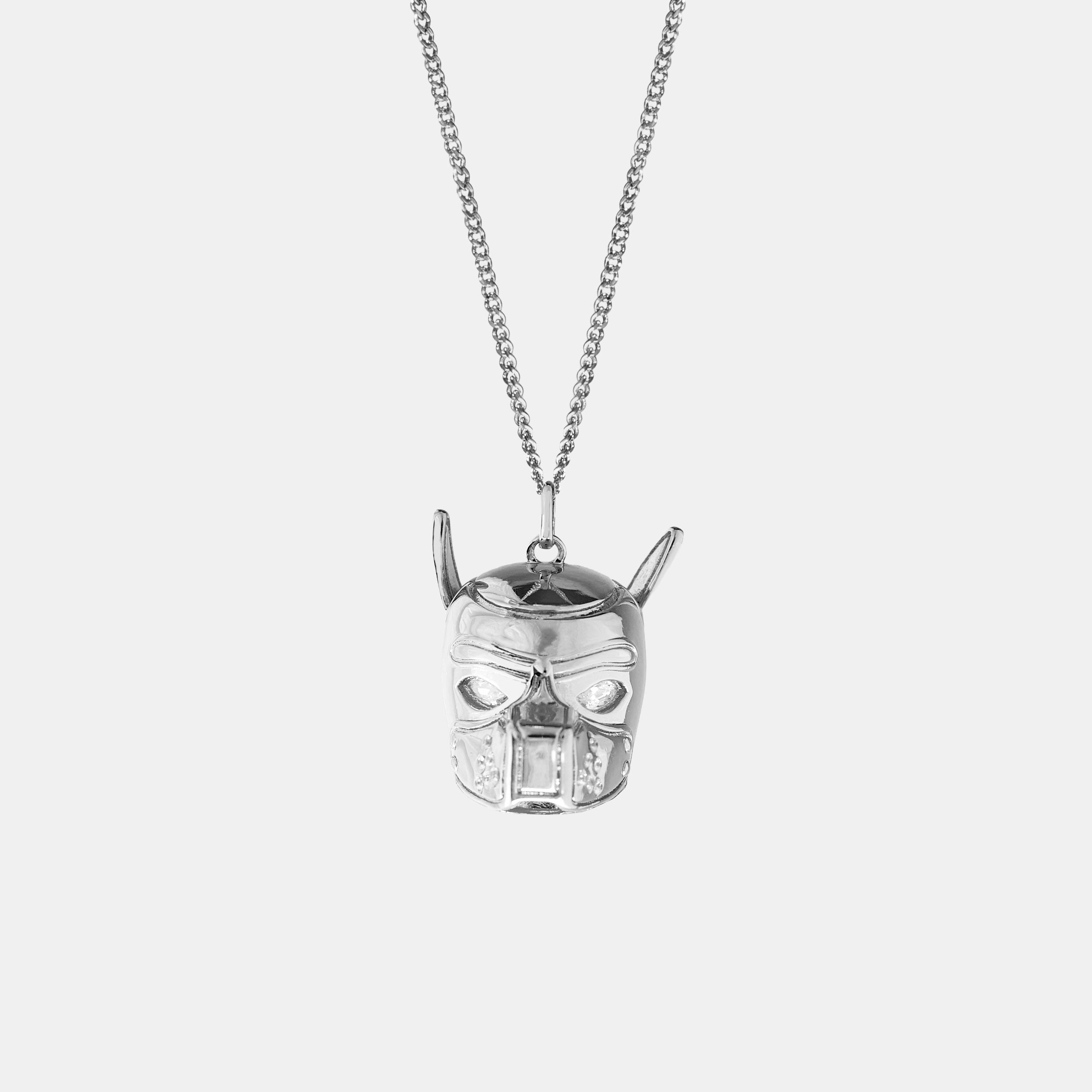 PUP MASK PENDANT (Silver & Gold)