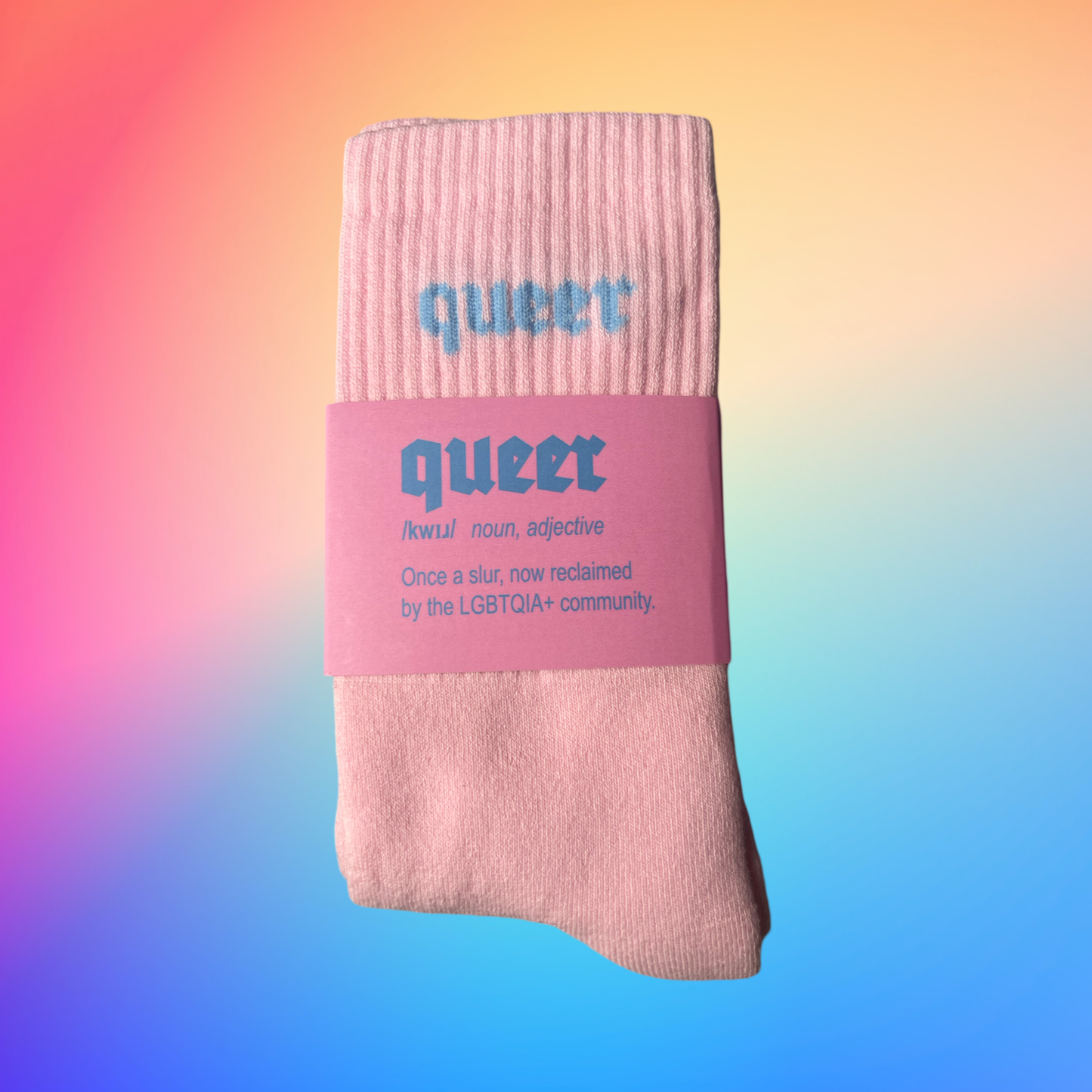 QUEER Socks pink/blue