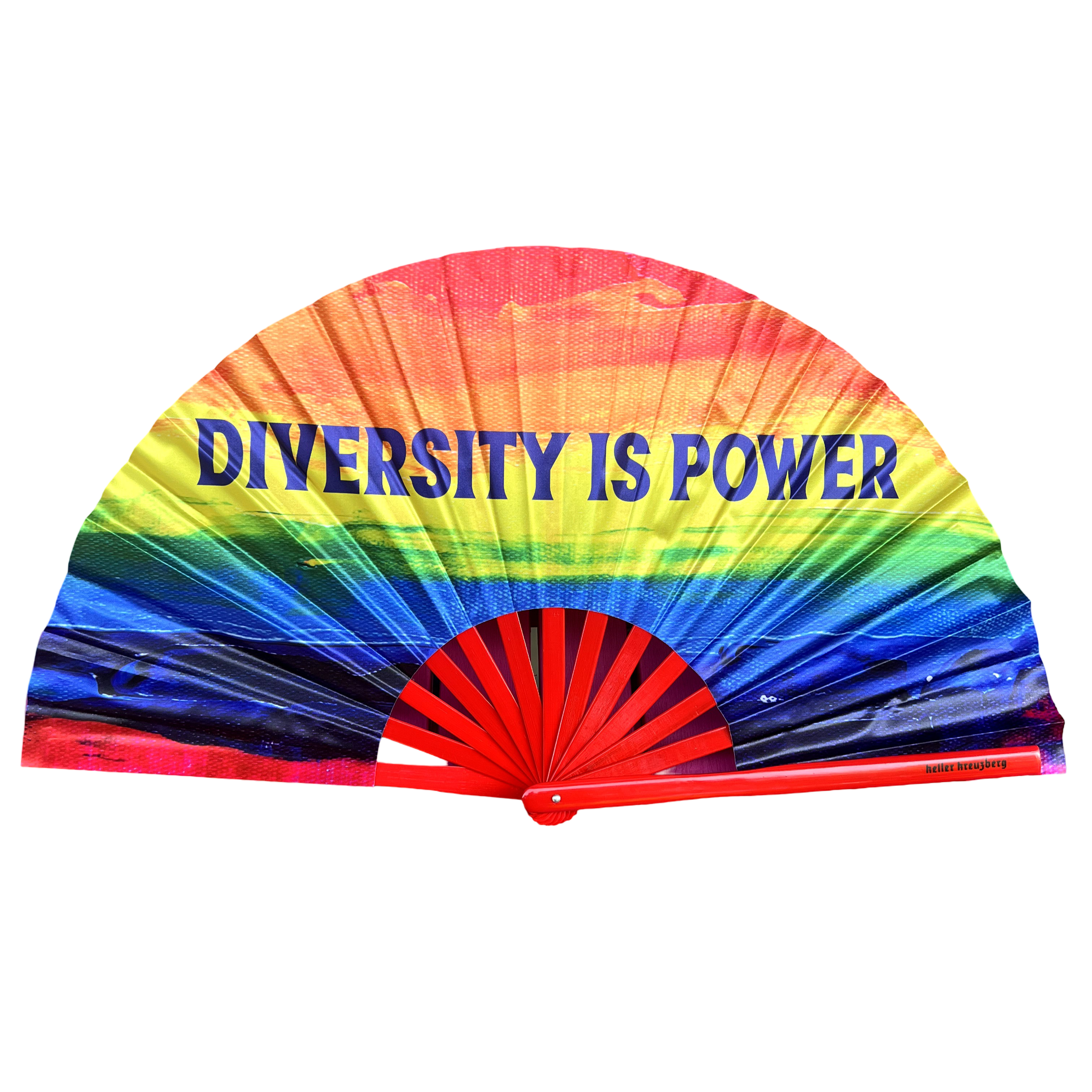 KK Fan "Diversity Is Power" Silky