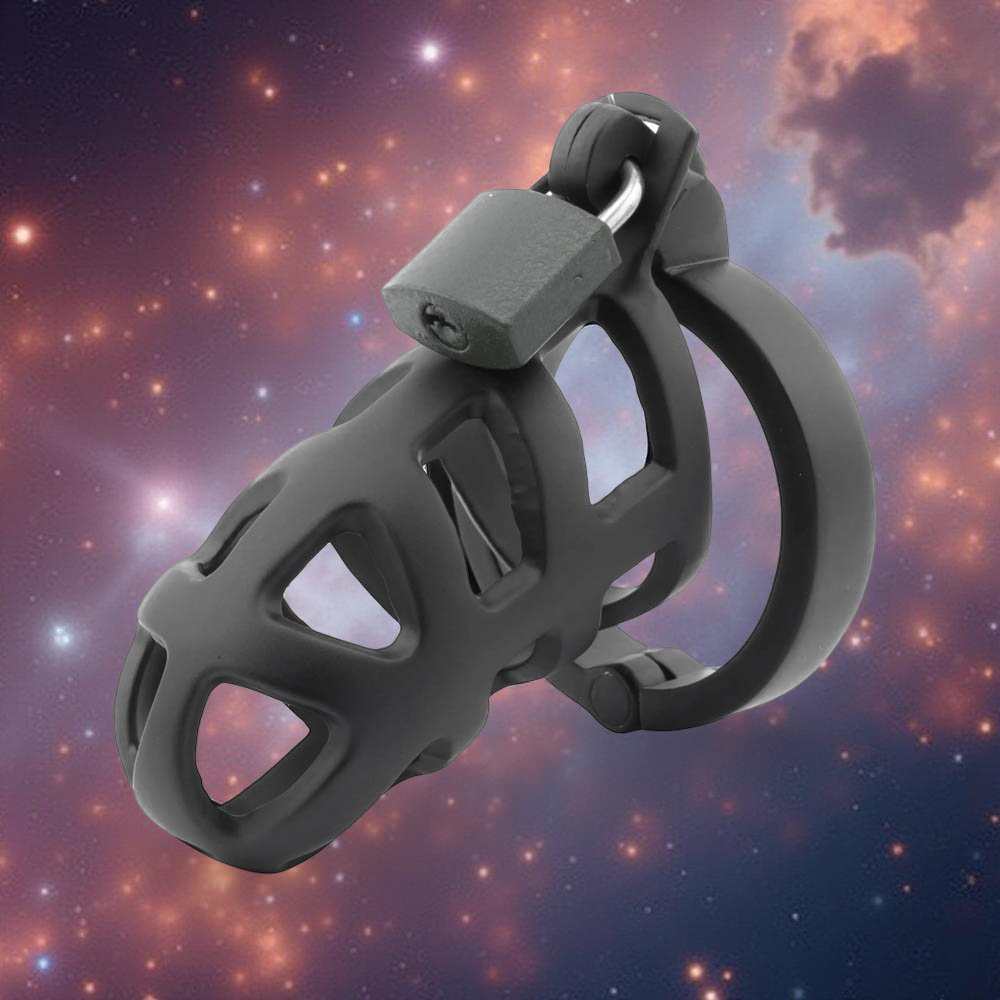 Chastity Cage "Brutal" Black steel