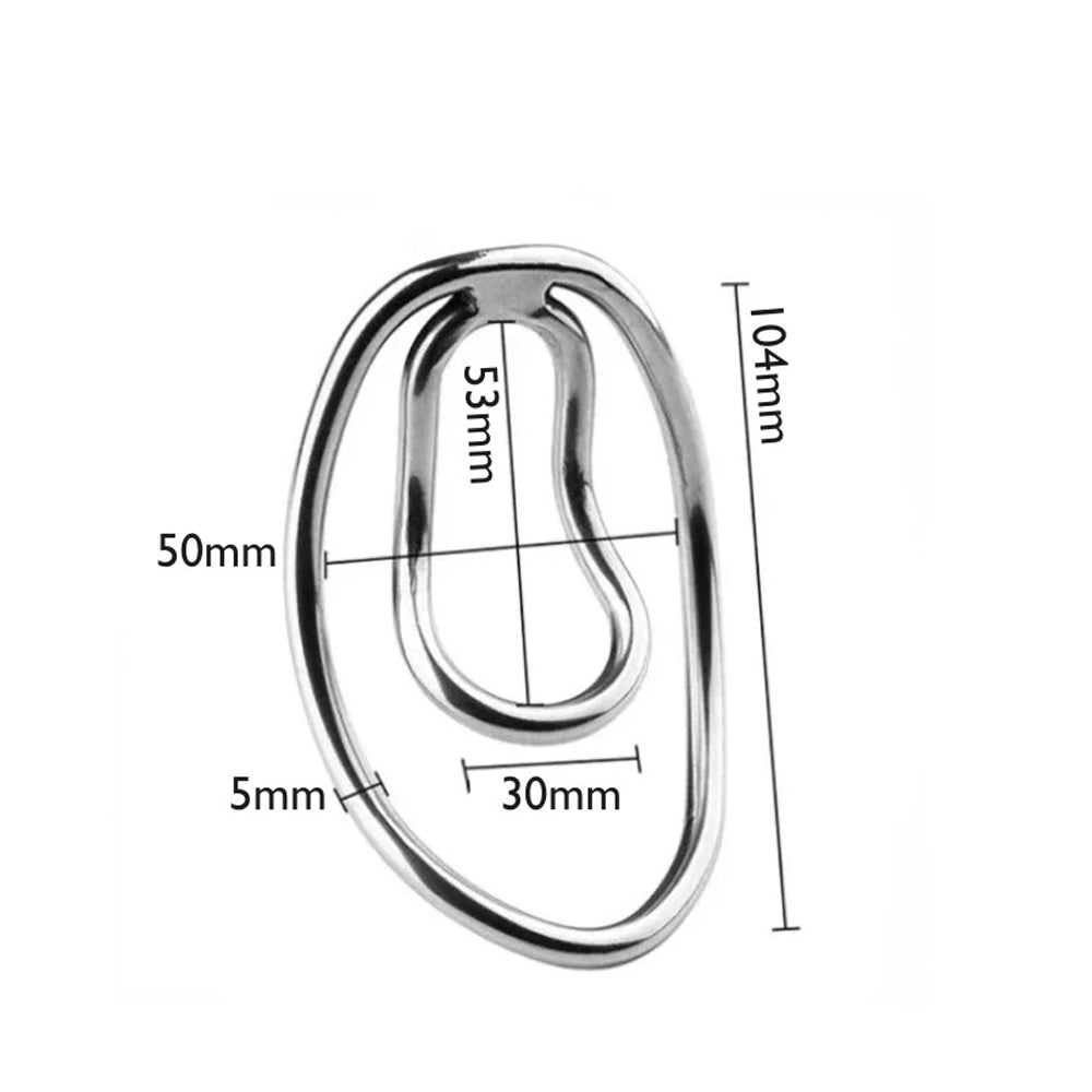 Chastity FuFu Clip Stainless Steel