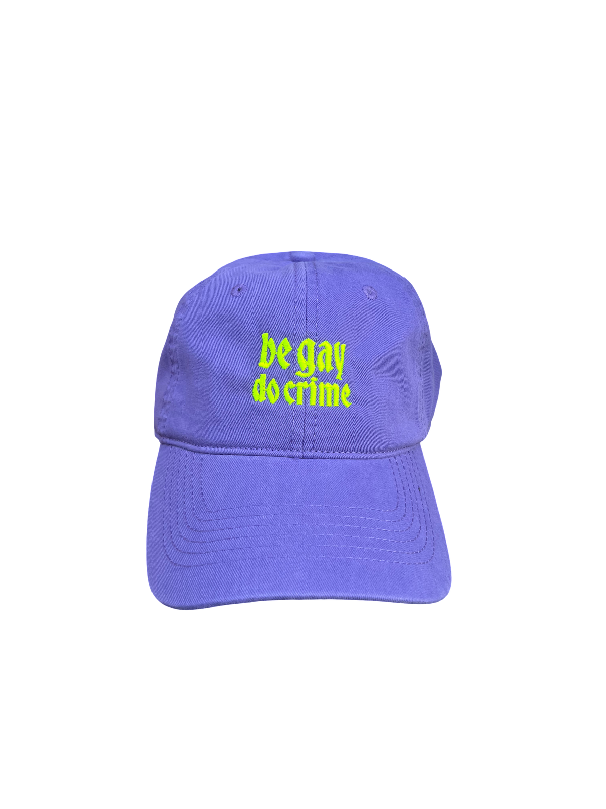 Keller Kreuzberg Embroidered Cap "Be Gay Do Crime"