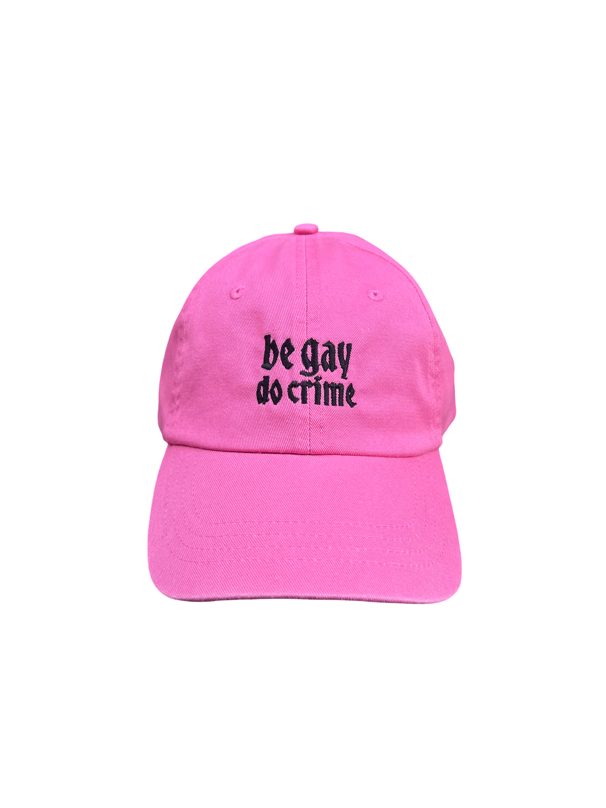 Keller Kreuzberg Embroidered Cap "Be Gay Do Crime"