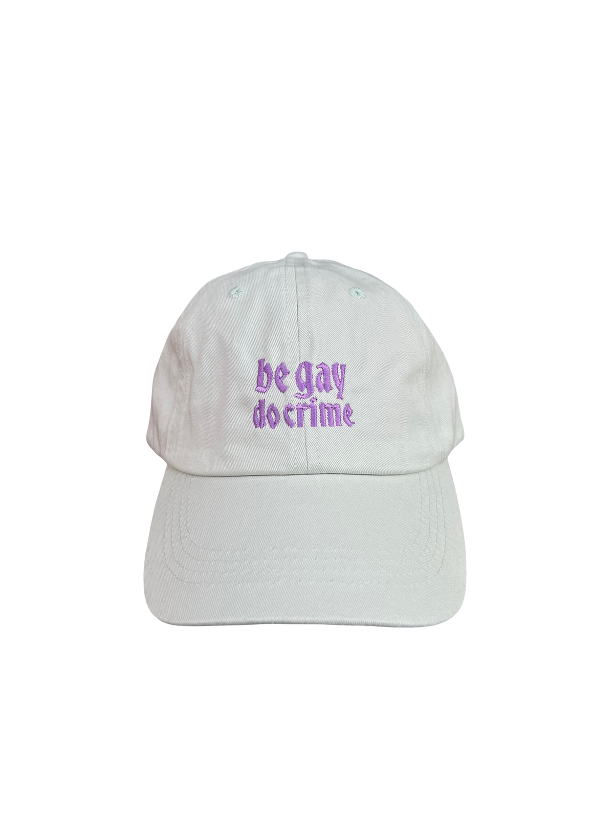 Keller Kreuzberg Embroidered Cap "Be Gay Do Crime"